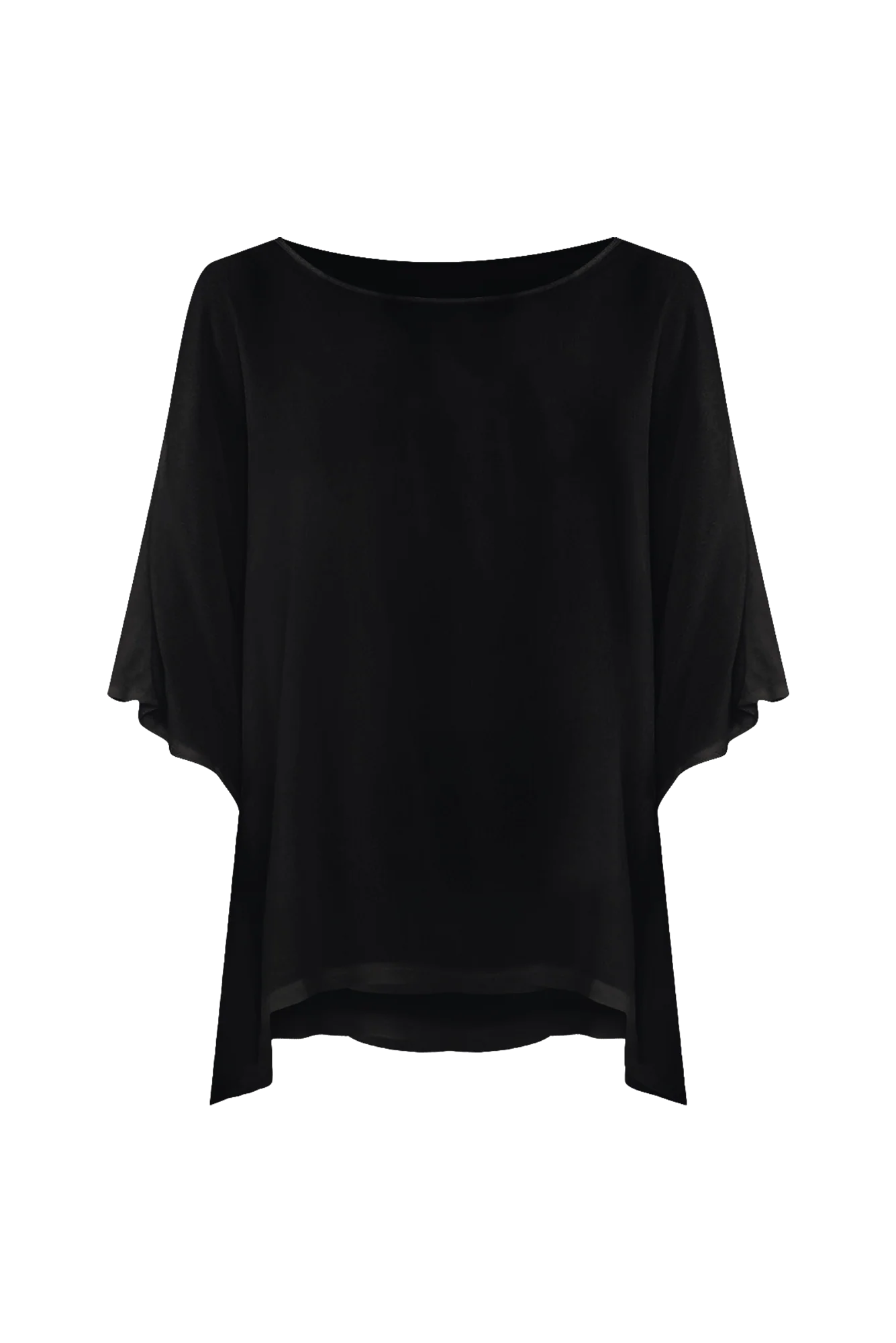 Mali Black Drape Top - Image 4