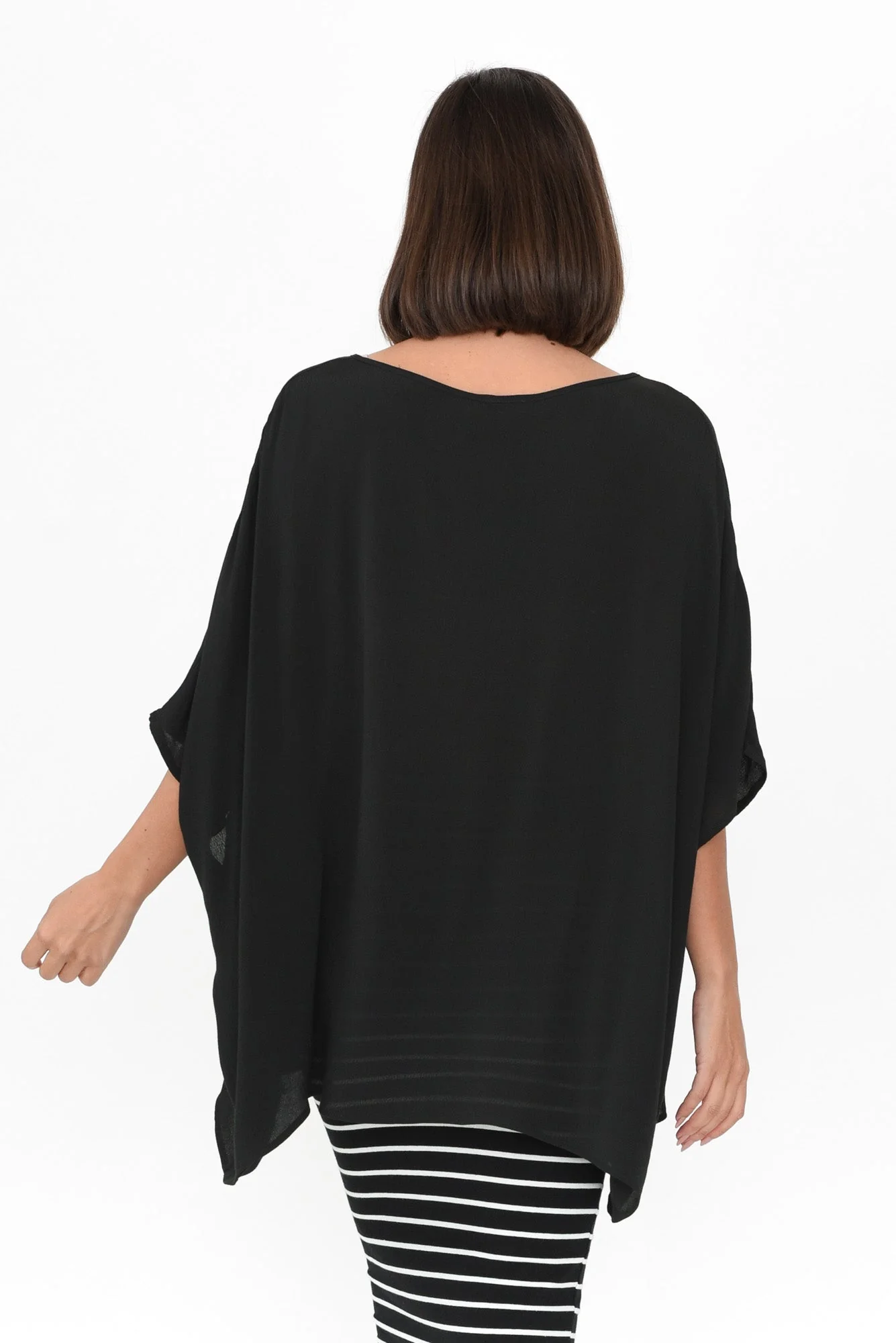 Mali Black Drape Top - Image 6