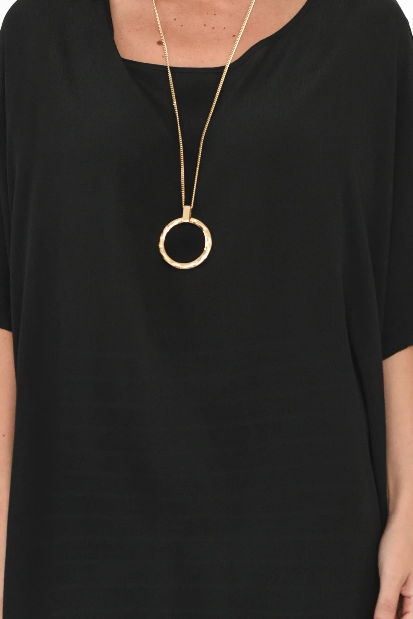 Mali Black Drape Top - Image 7