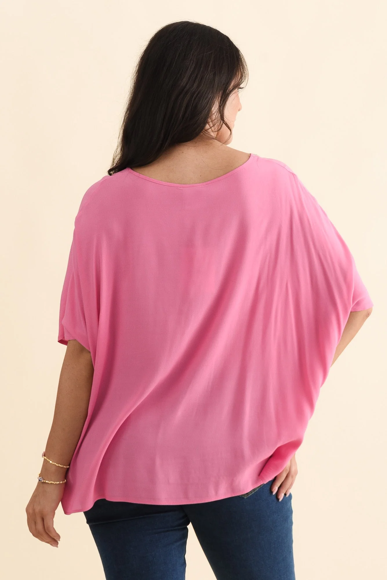 Mali Hot Pink Drape Top - Image 10