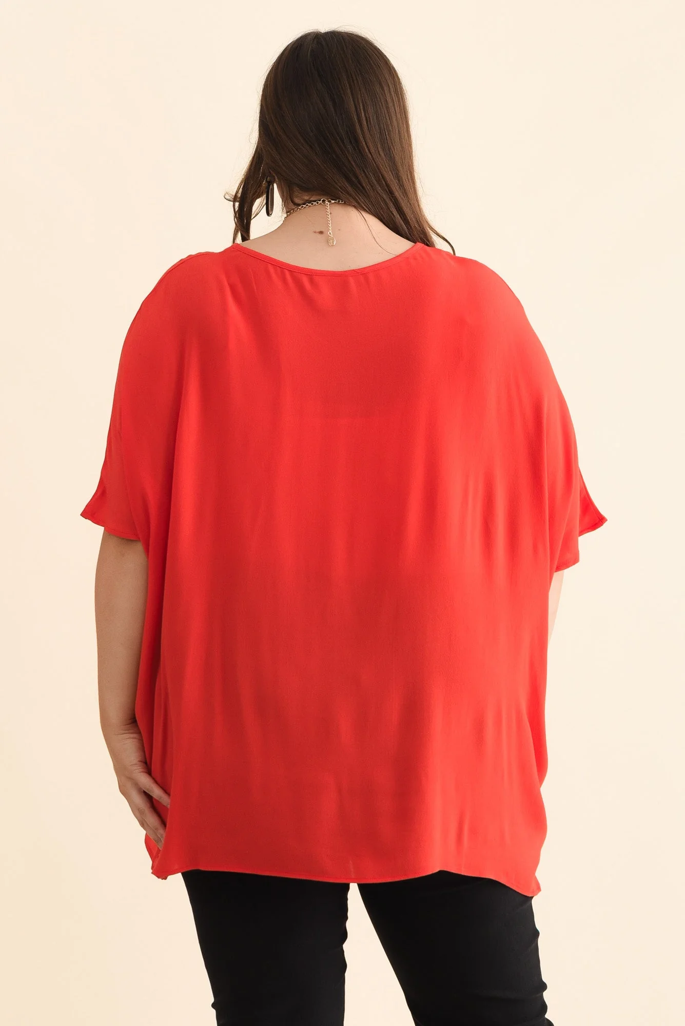 Mali Red Drape Top - Image 10
