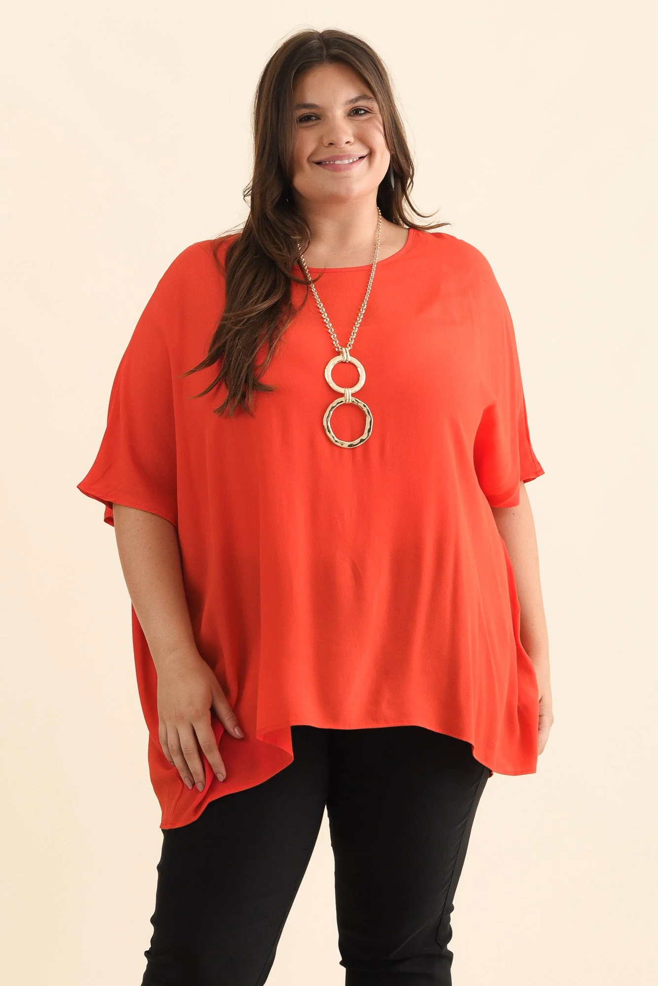 Mali Red Drape Top - Image 7