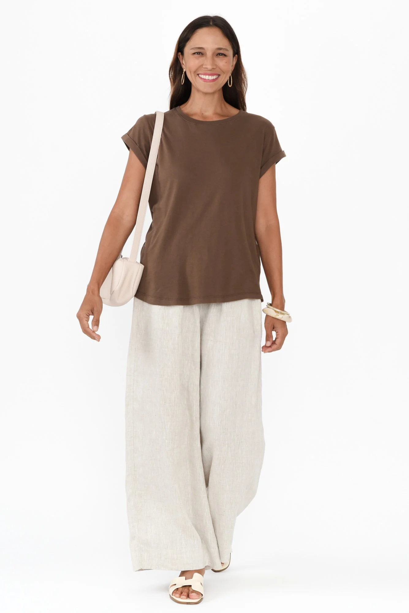 Manly Chocolate Cotton Tee - Image 6
