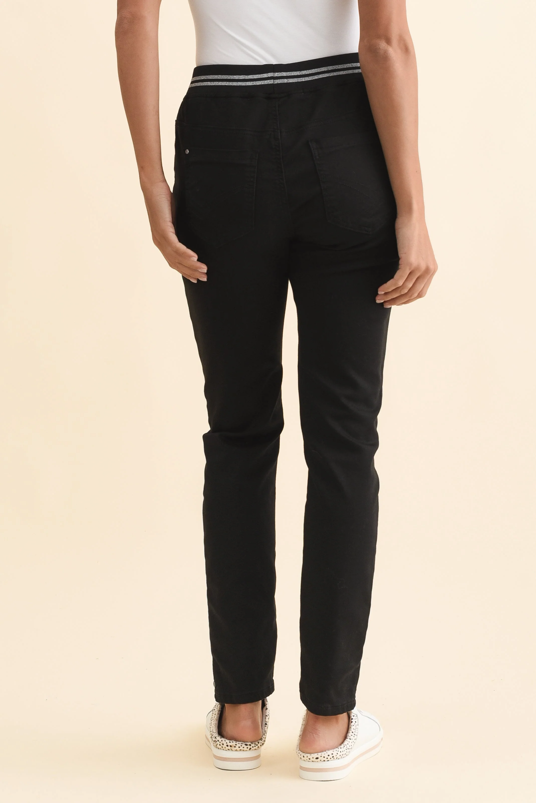 Margo Black Drawstring Pants - Image 4