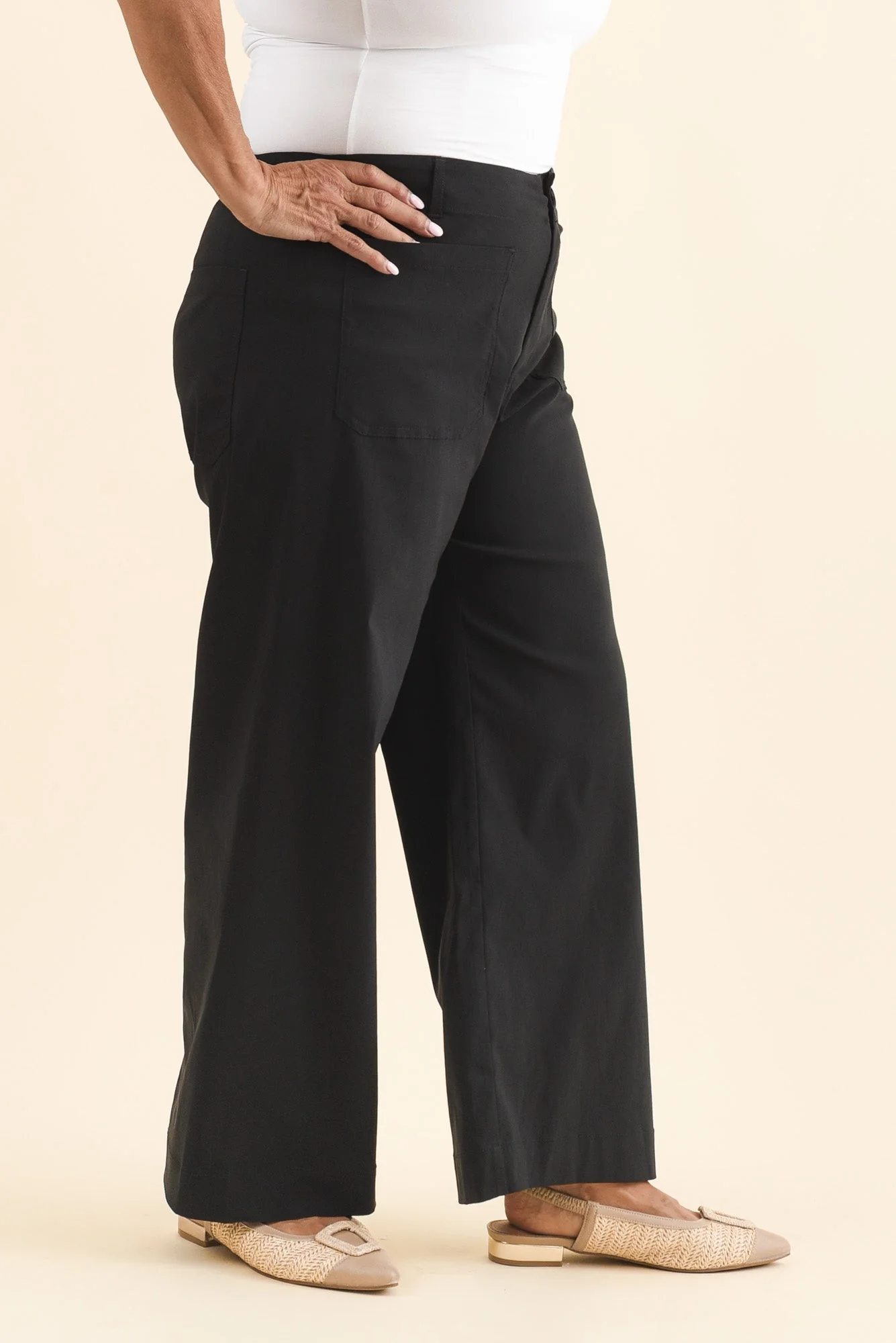 Marine Black Straight Leg Pants - Image 10