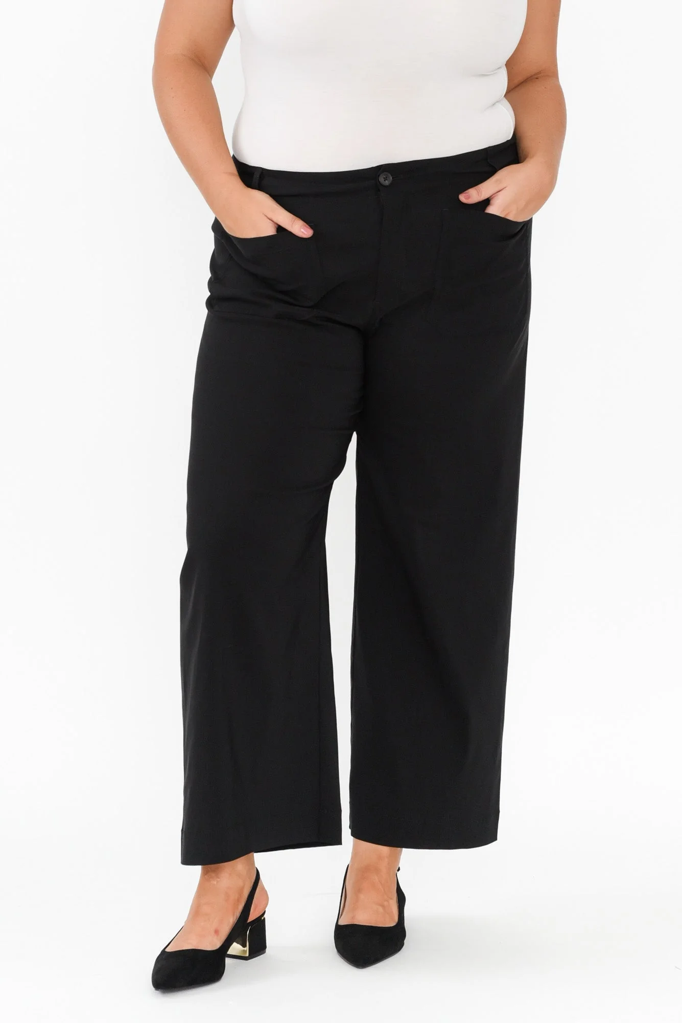 Marine Black Straight Leg Pants - Image 12