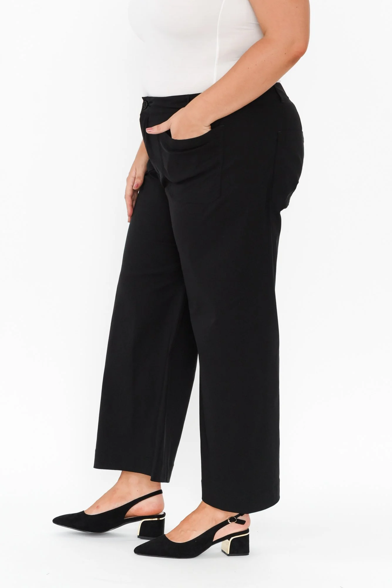 Marine Black Straight Leg Pants - Image 14