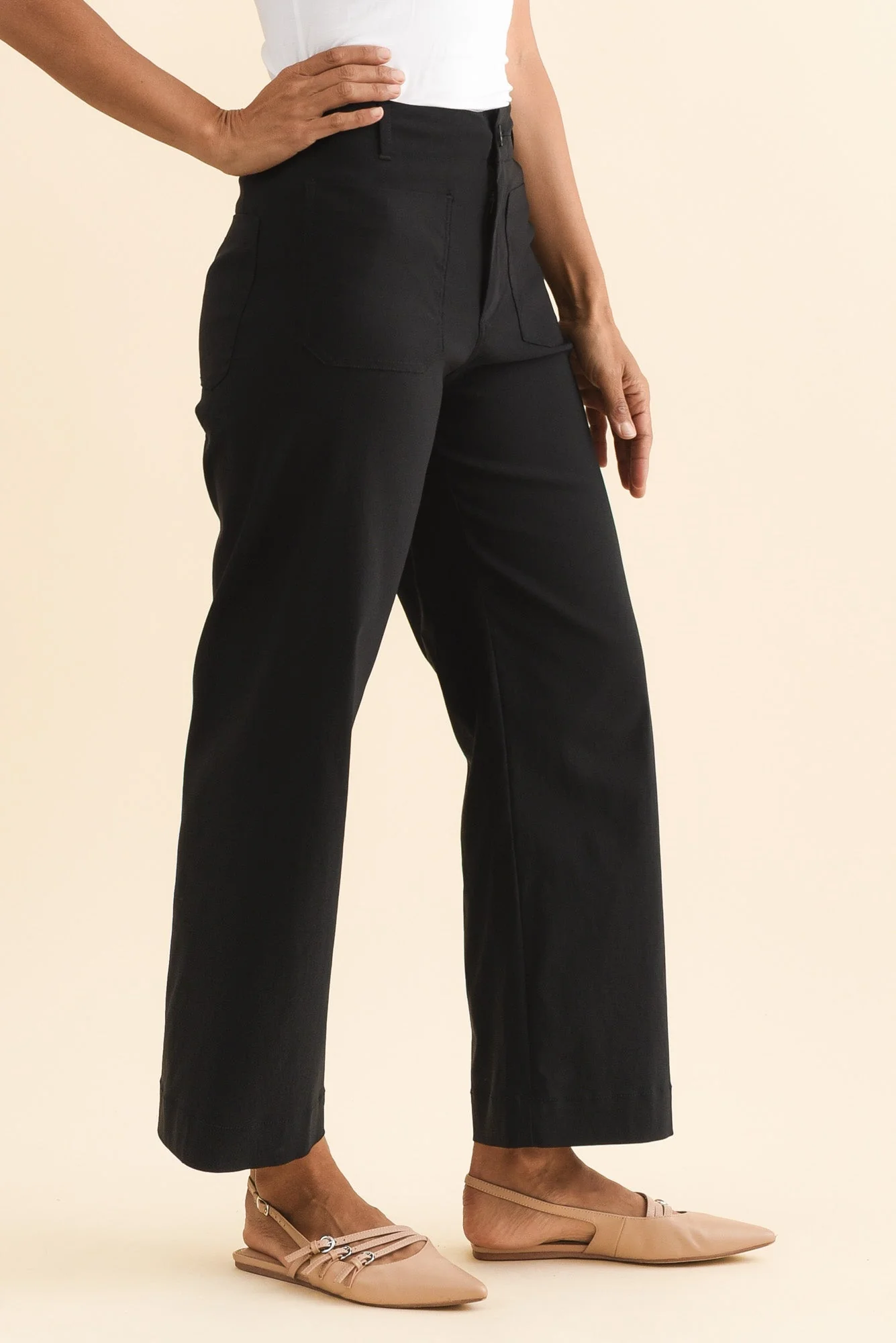 Marine Black Straight Leg Pants - Image 4