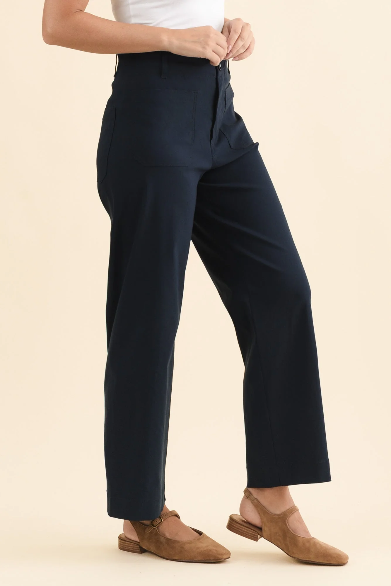 Marine Navy Straight Leg Pants - Image 3