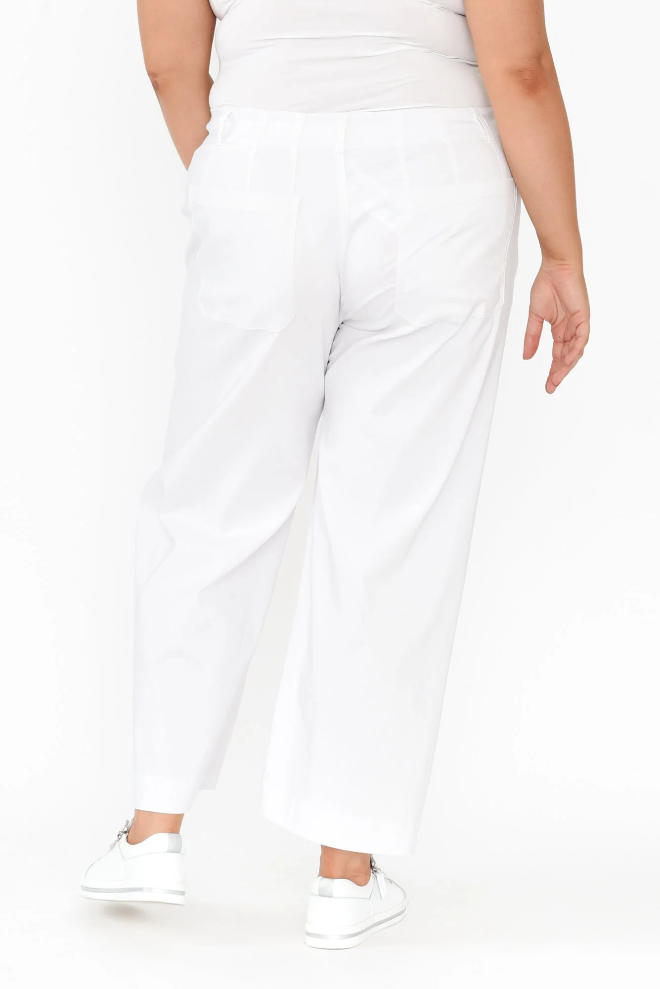 Marine White Straight Leg Pants - Image 10
