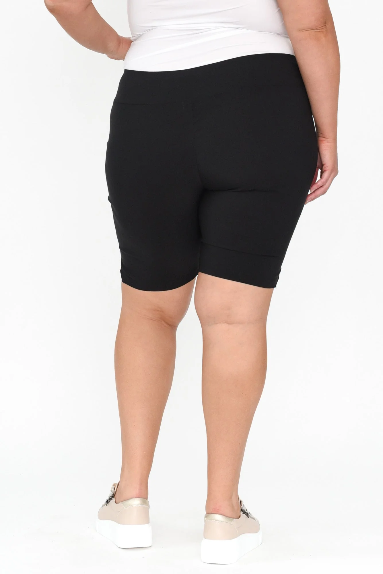 Marlo Black Side Split Shorts - Image 11