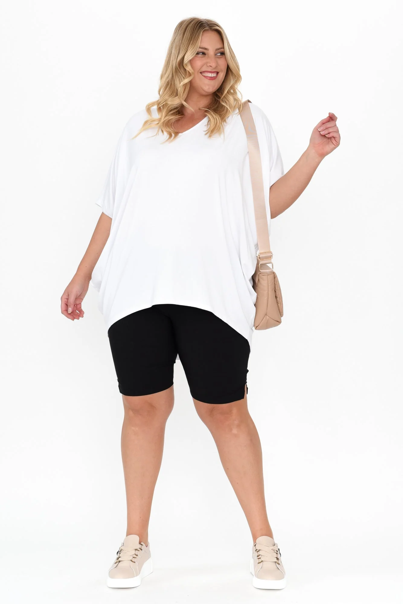 Marlo Black Side Split Shorts - Image 9