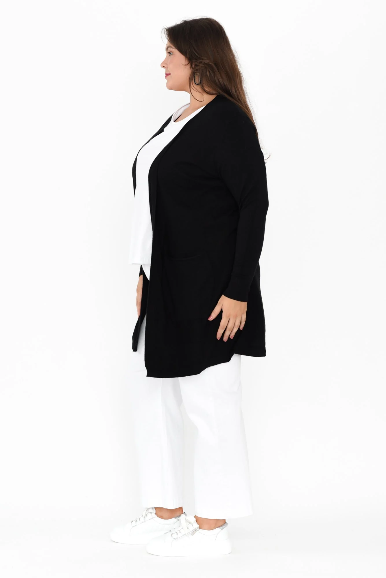 Mary Black Pocket Cardigan - Image 10
