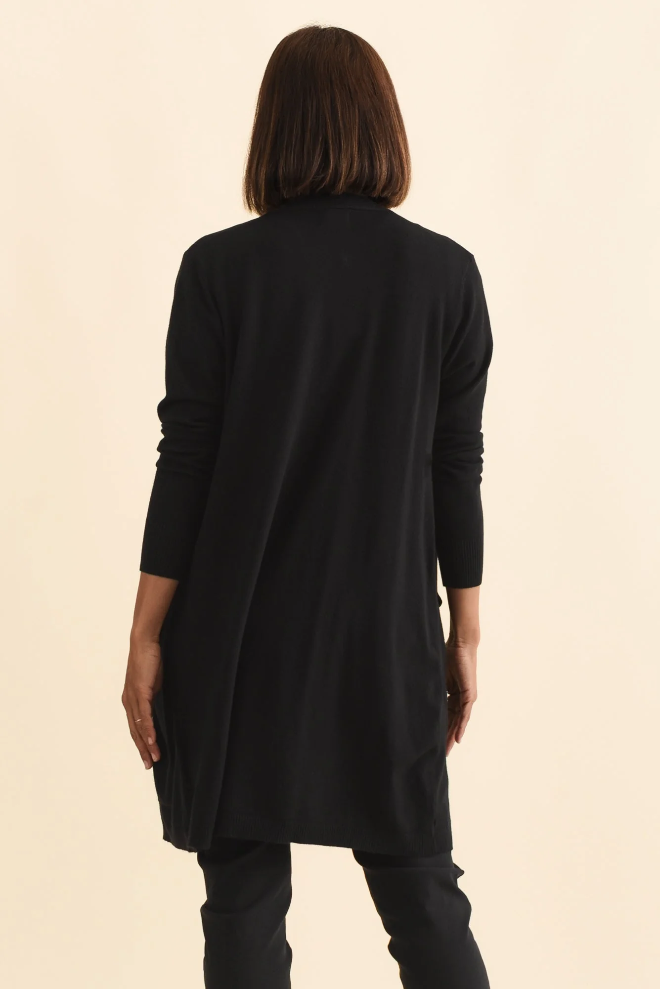 Mary Black Pocket Cardigan - Image 5
