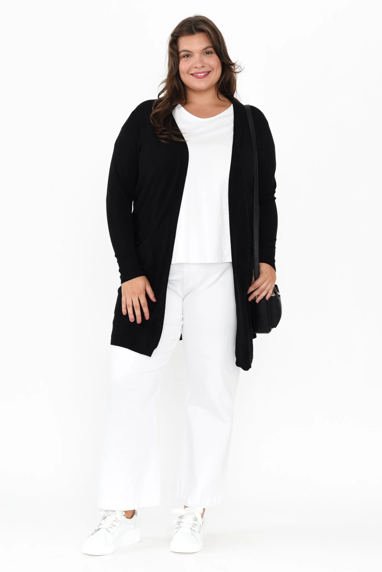 Mary Black Pocket Cardigan - Image 8