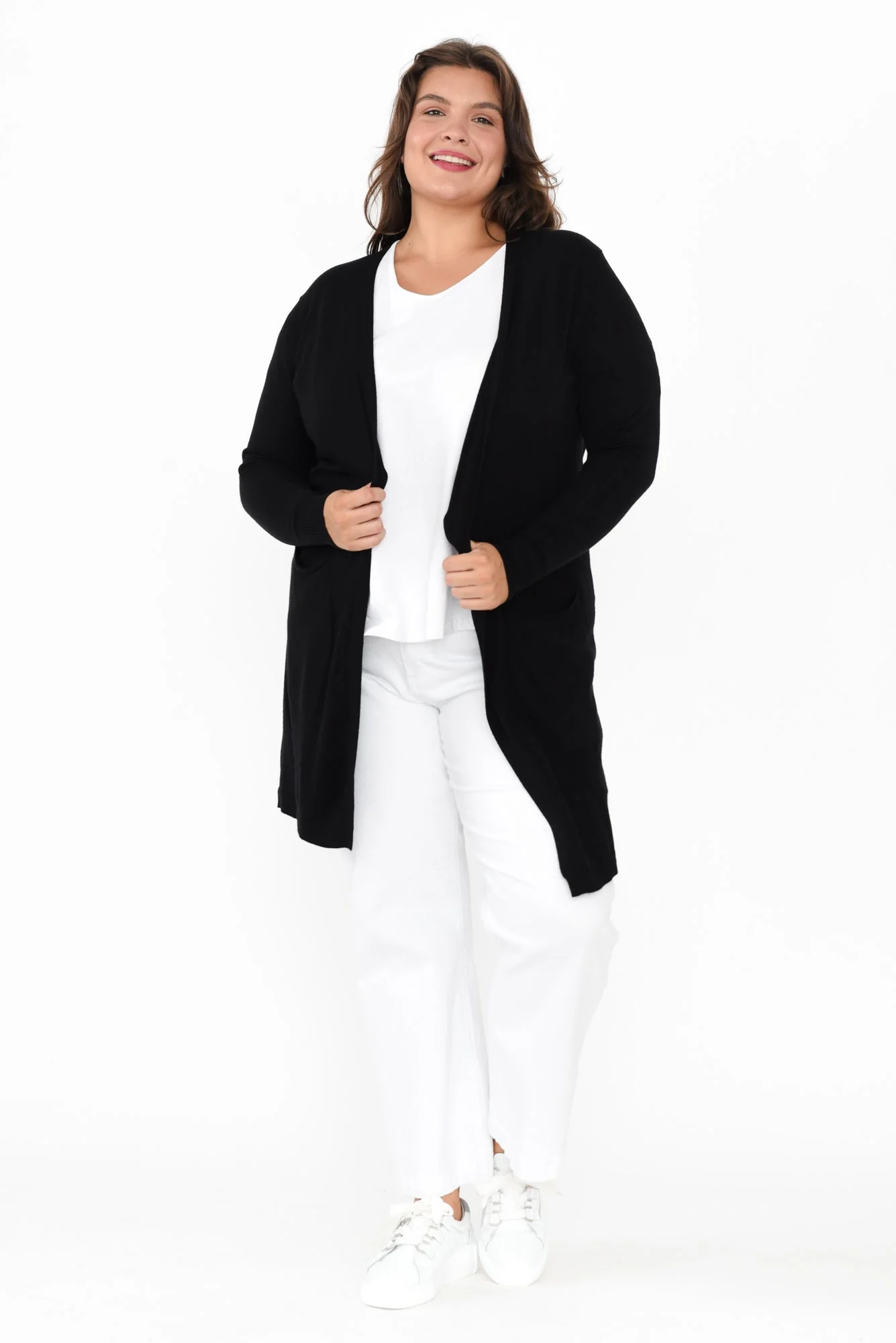 Mary Black Pocket Cardigan - Image 9
