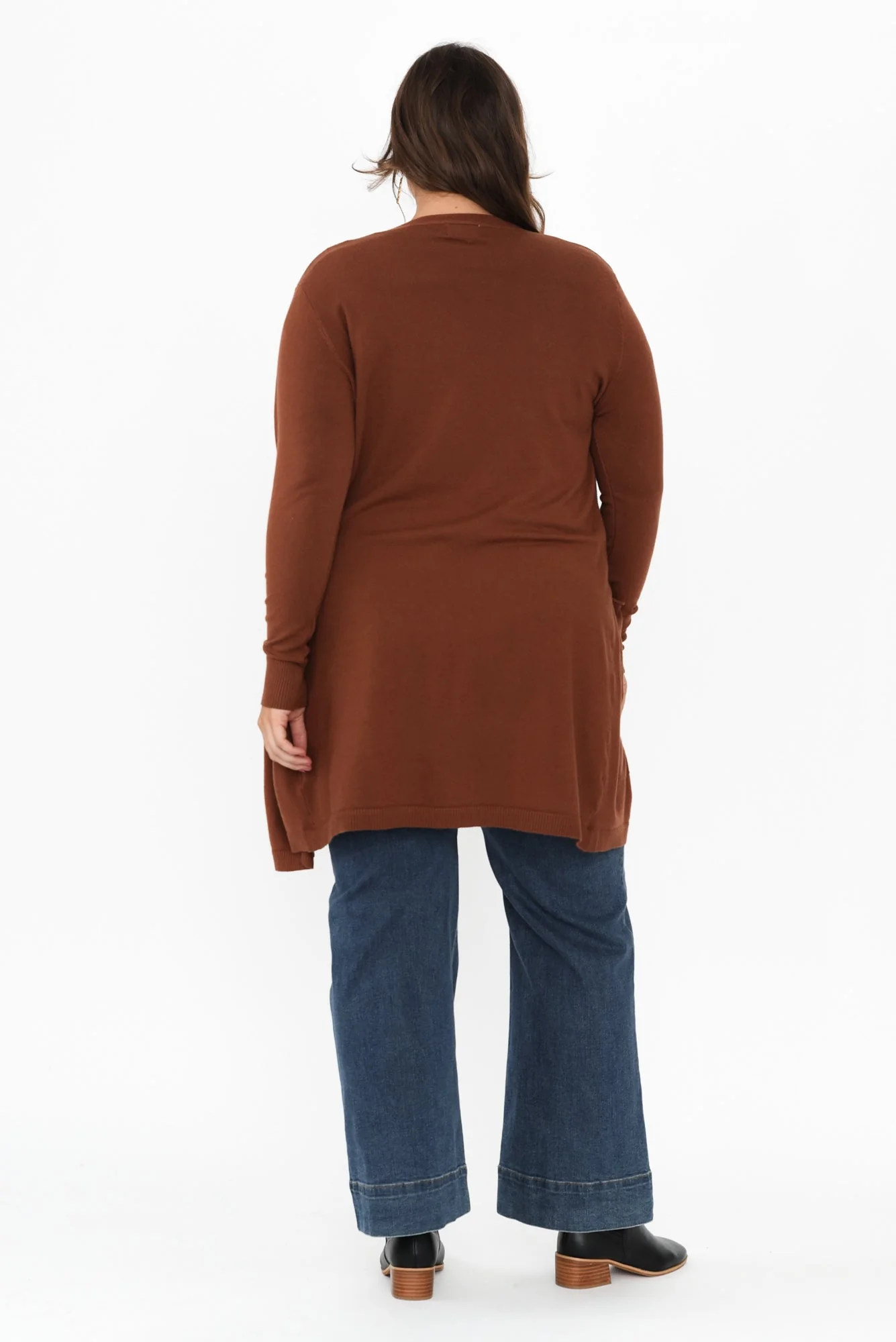 Mary Chocolate Pocket Cardigan - Image 10