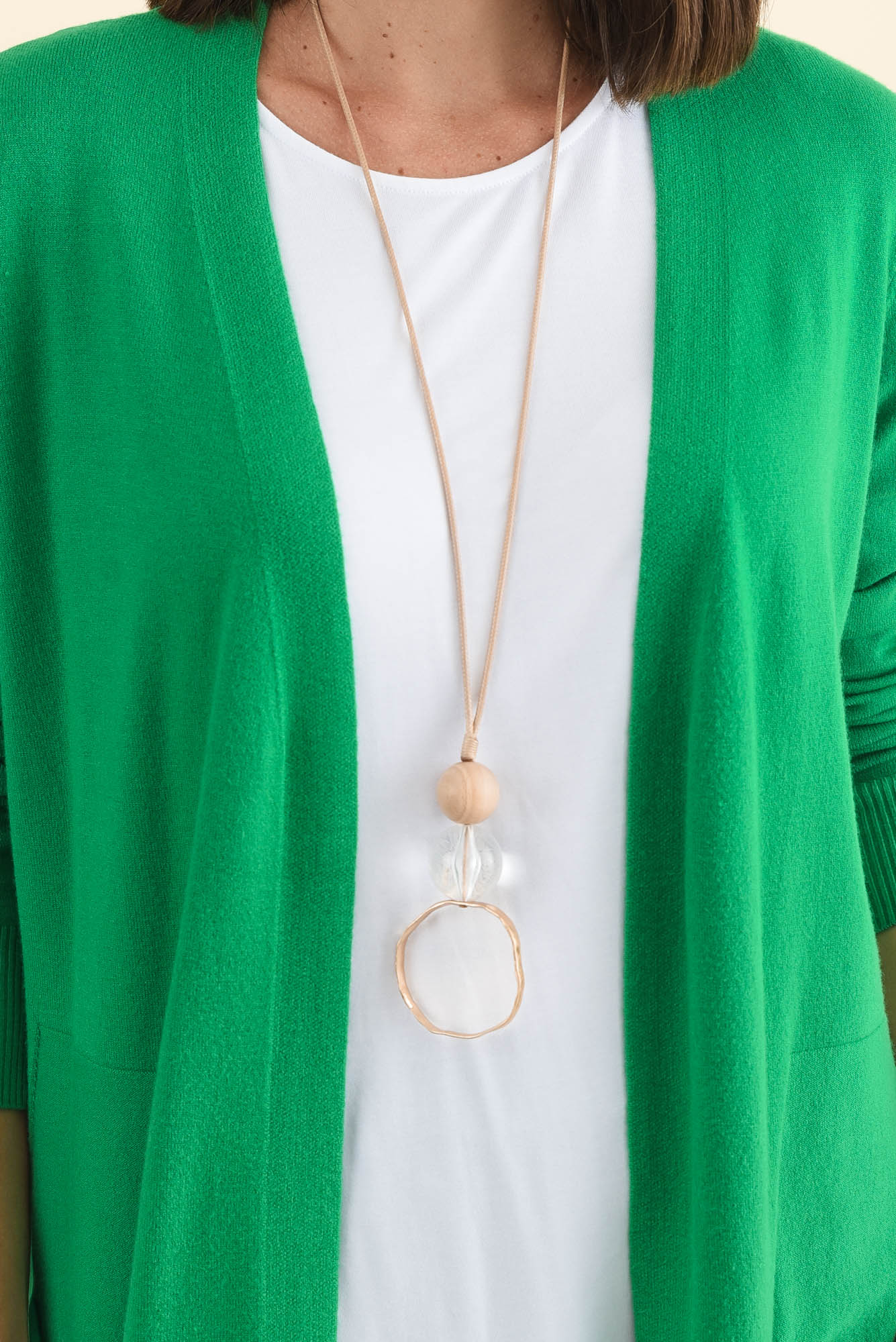 Mary Forest Green Pocket Cardigan - Image 5