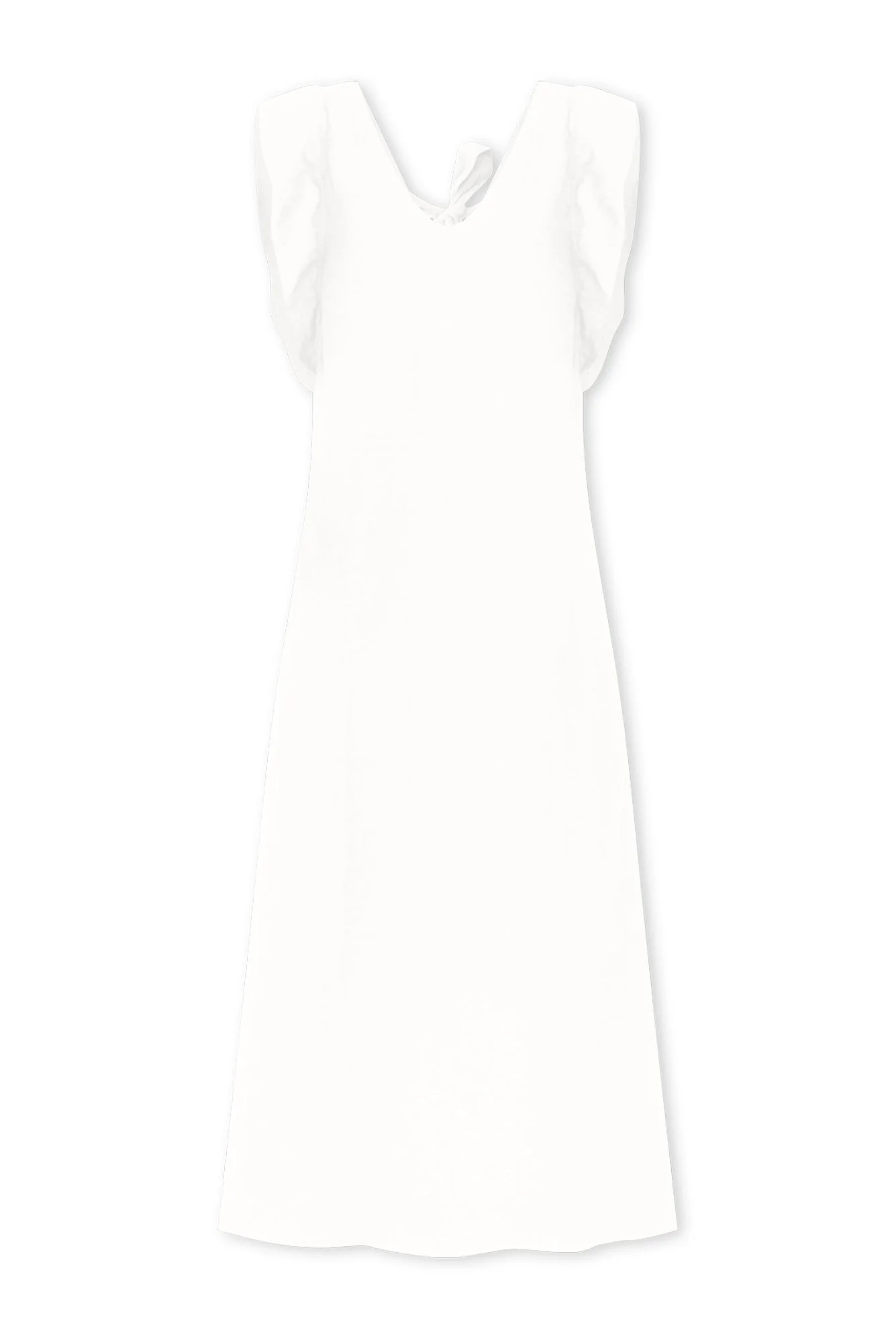 Matilda White Linen Dress - Image 2