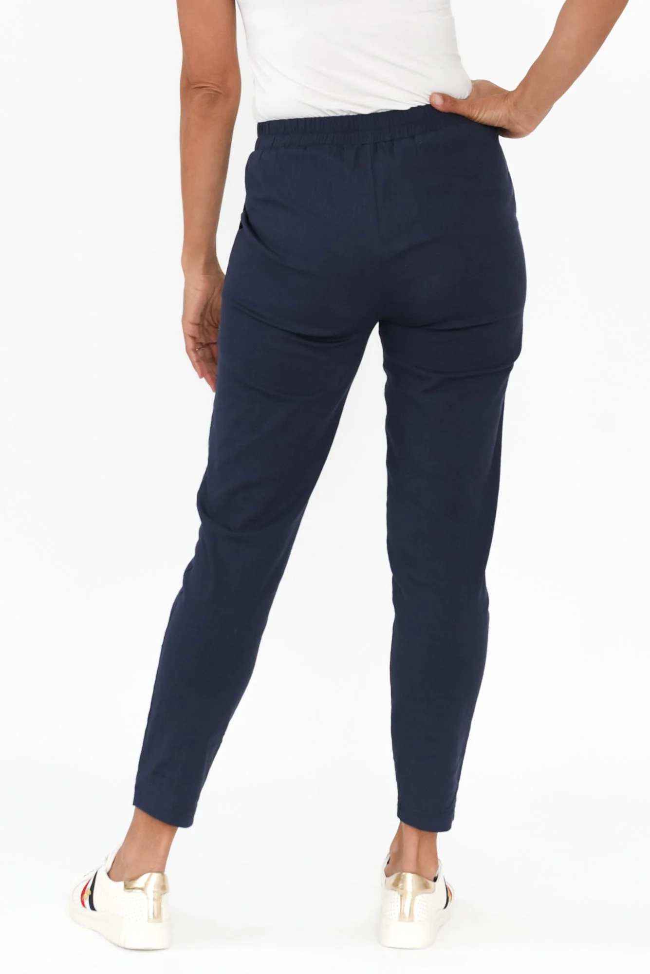 Montgomery Navy Drawstring Pants - Image 5