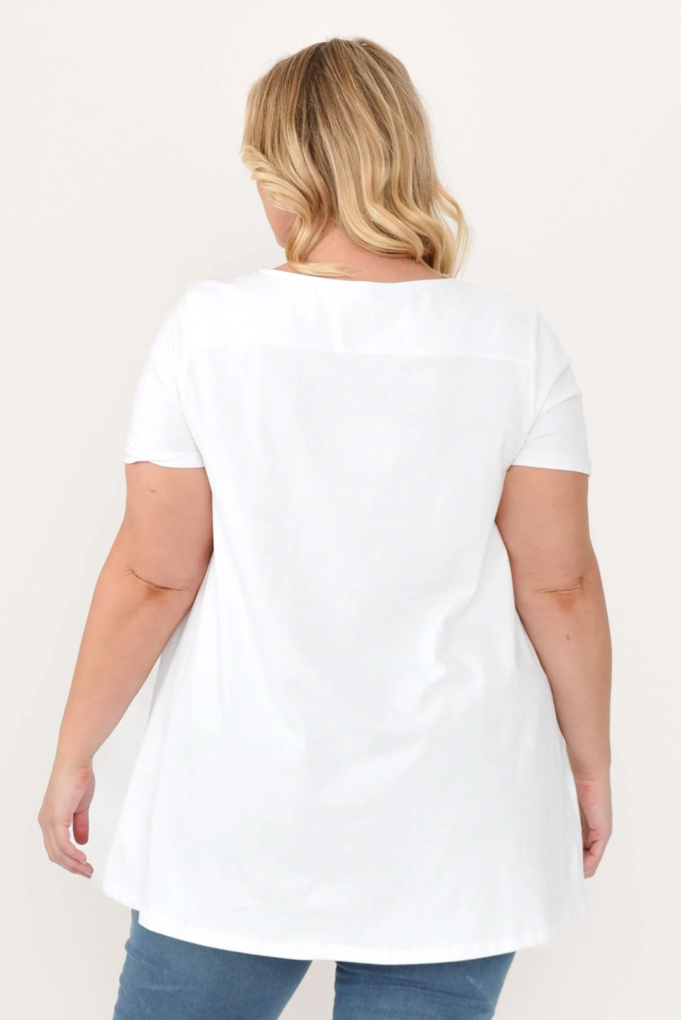 Montreal White Cotton Tee - Image 10