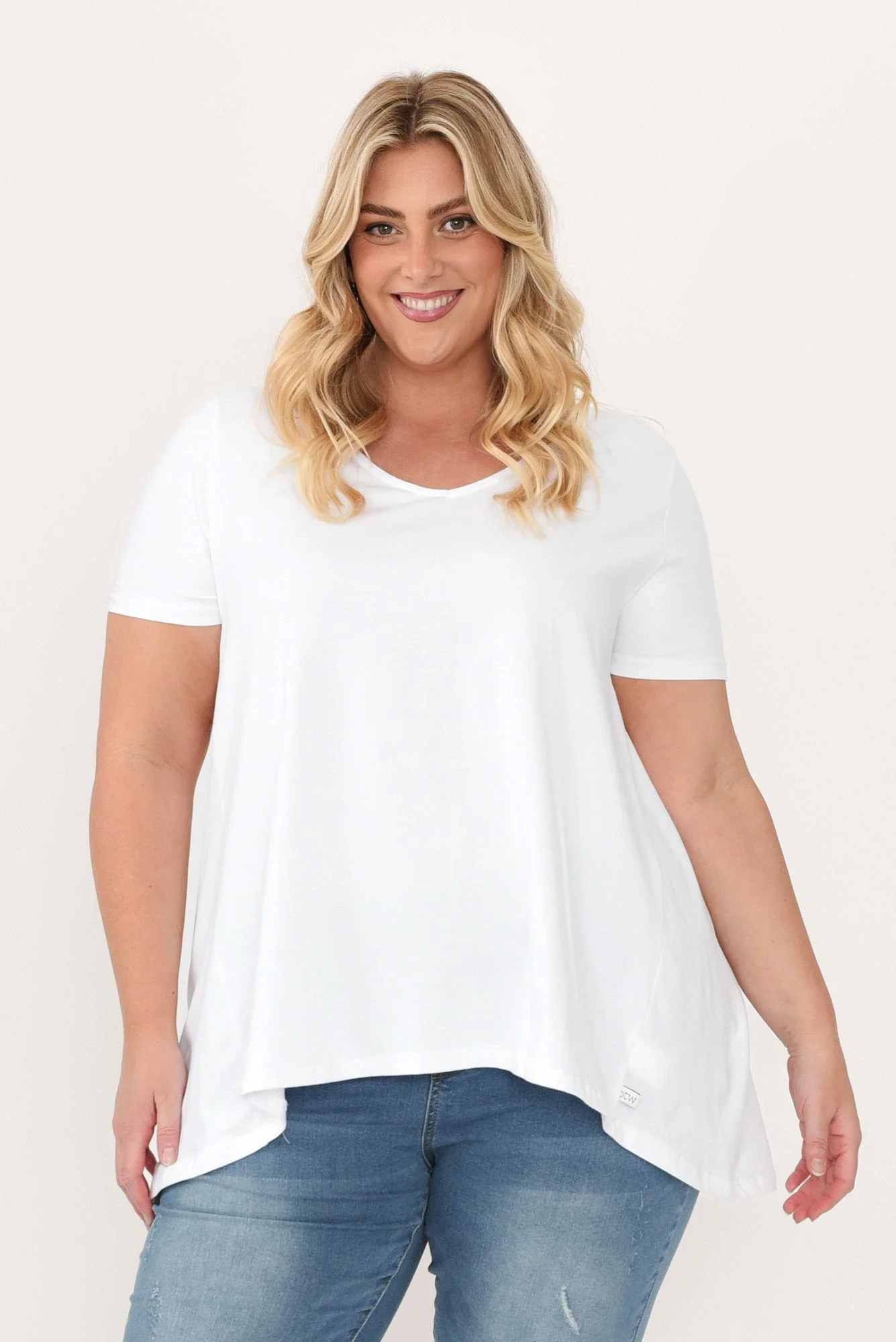 Montreal White Cotton Tee - Image 9