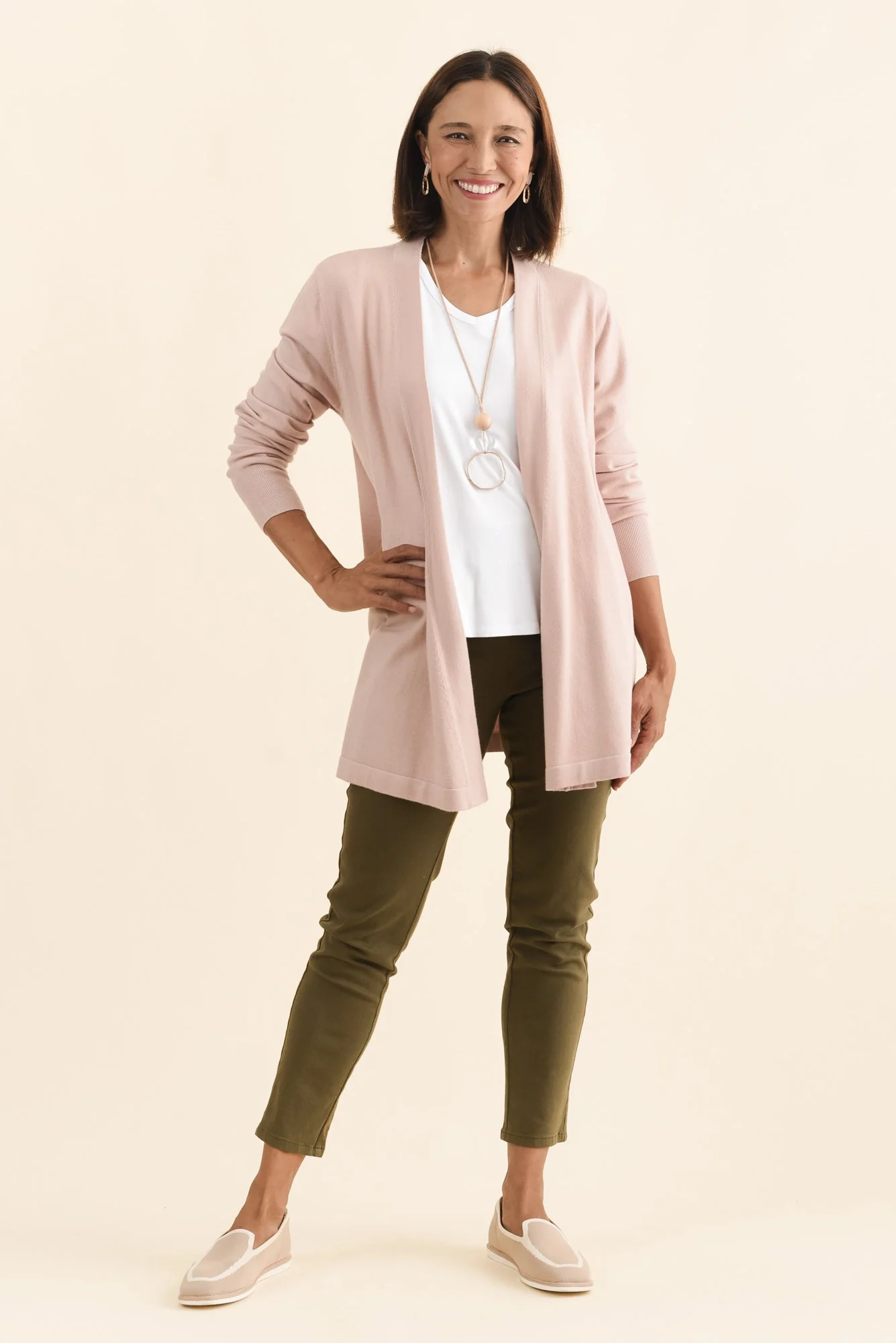 Morocco Blush Knit Cardigan - Image 3