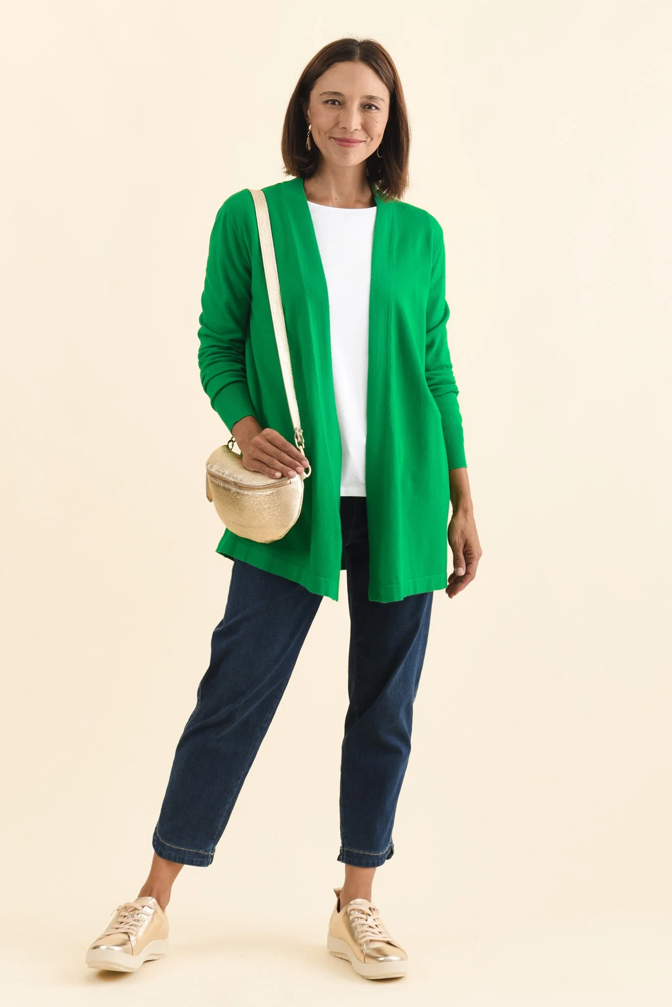 Morocco Green Knit Cardigan - Image 3