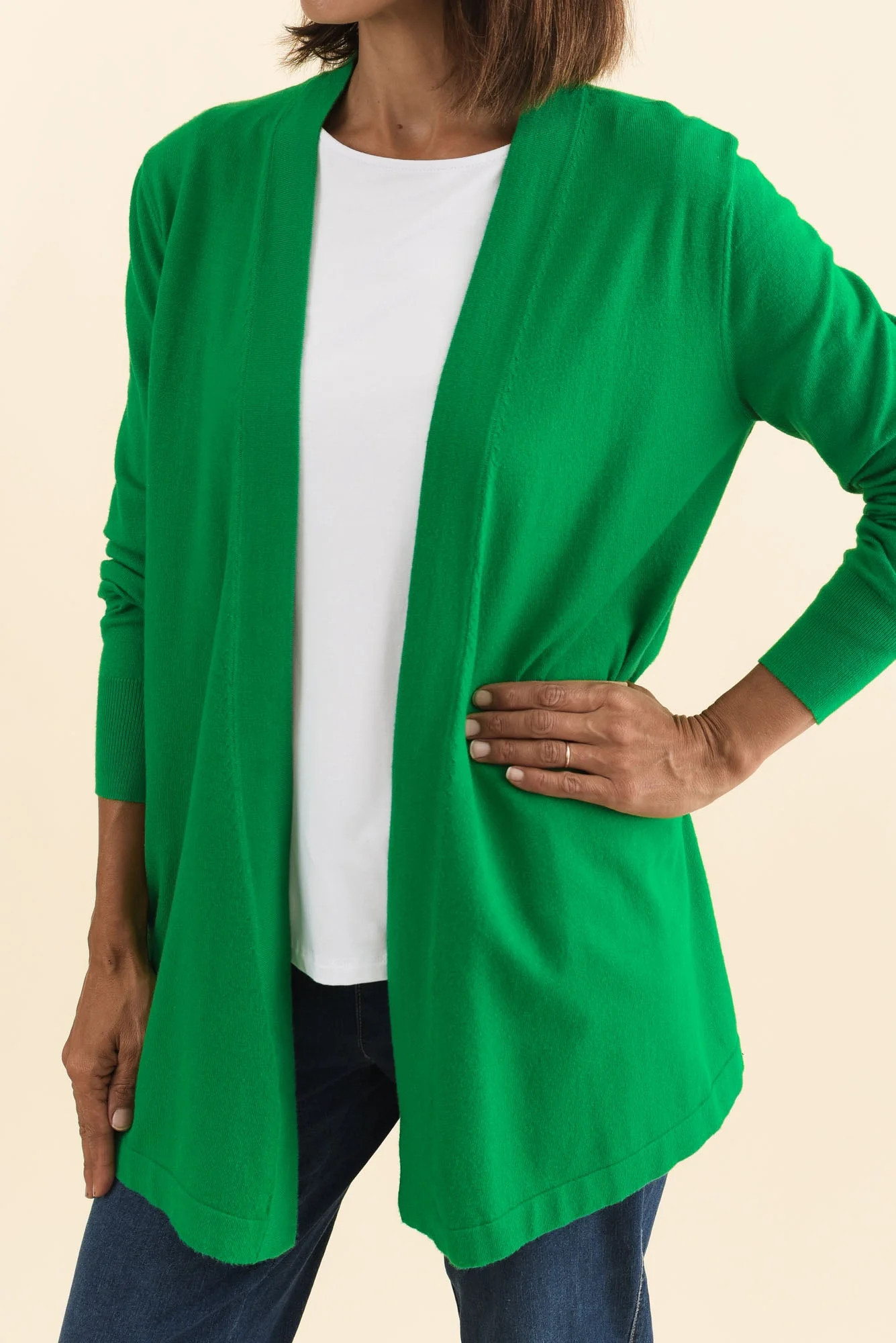 Morocco Green Knit Cardigan - Image 6