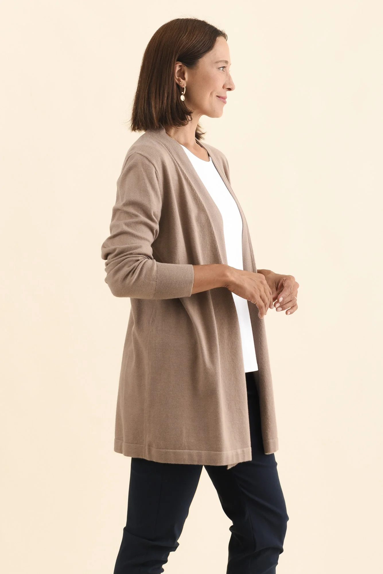 Morocco Mocha Knit Cardigan - Image 4