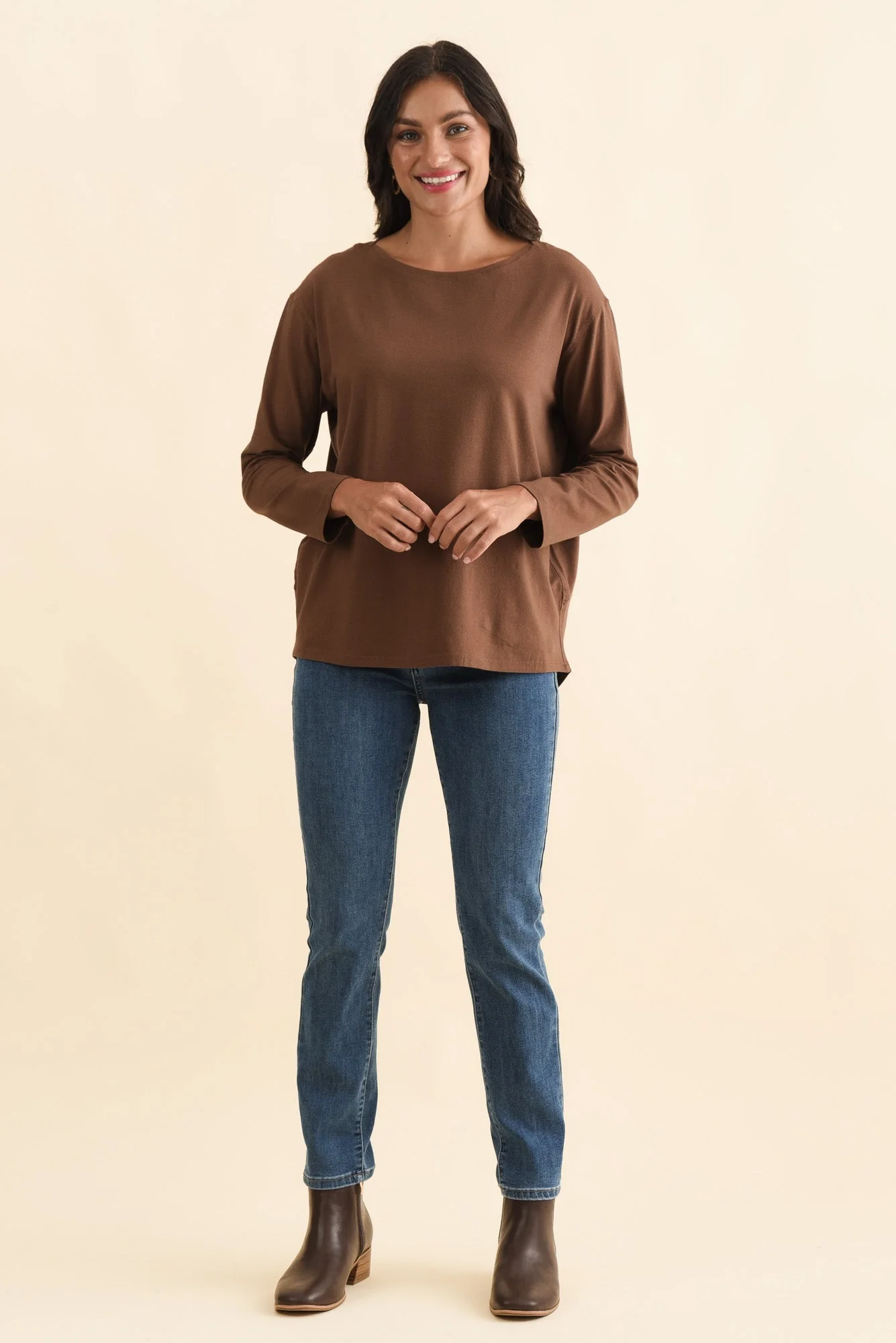 Moya Chocolate Hi Lo Top - Image 7