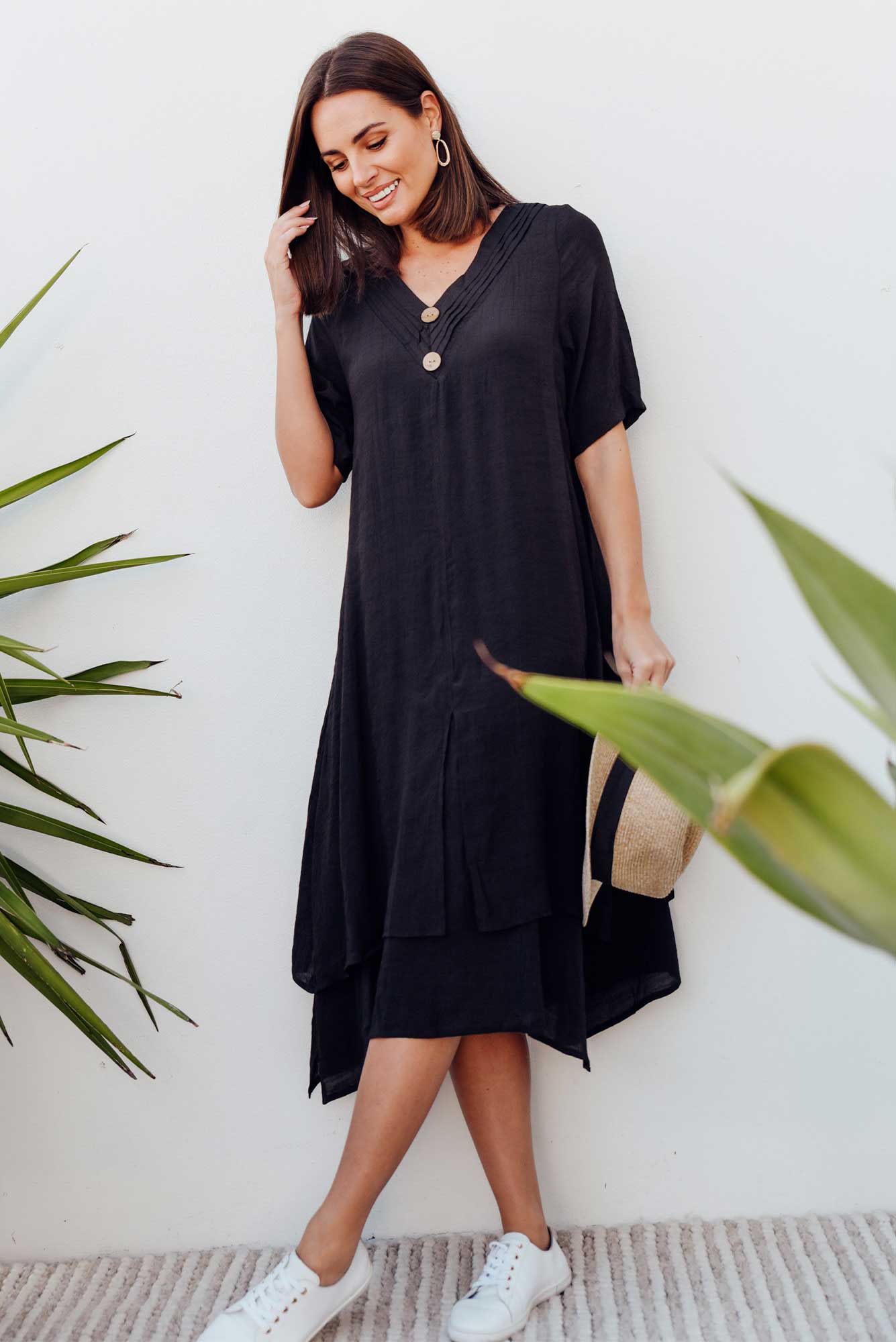 Nala Black Layers Dress - Image 2