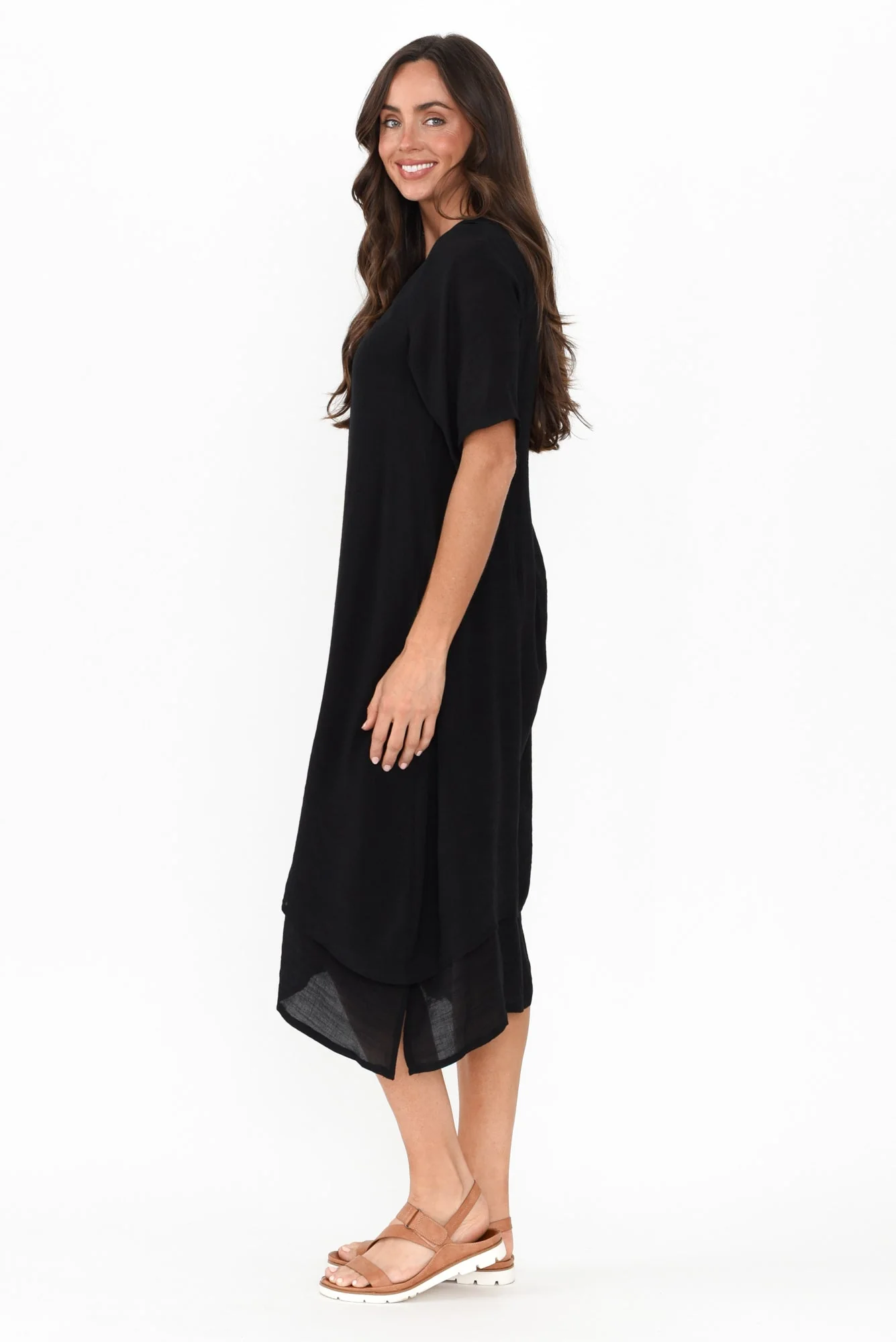 Nala Black Layers Dress - Image 4