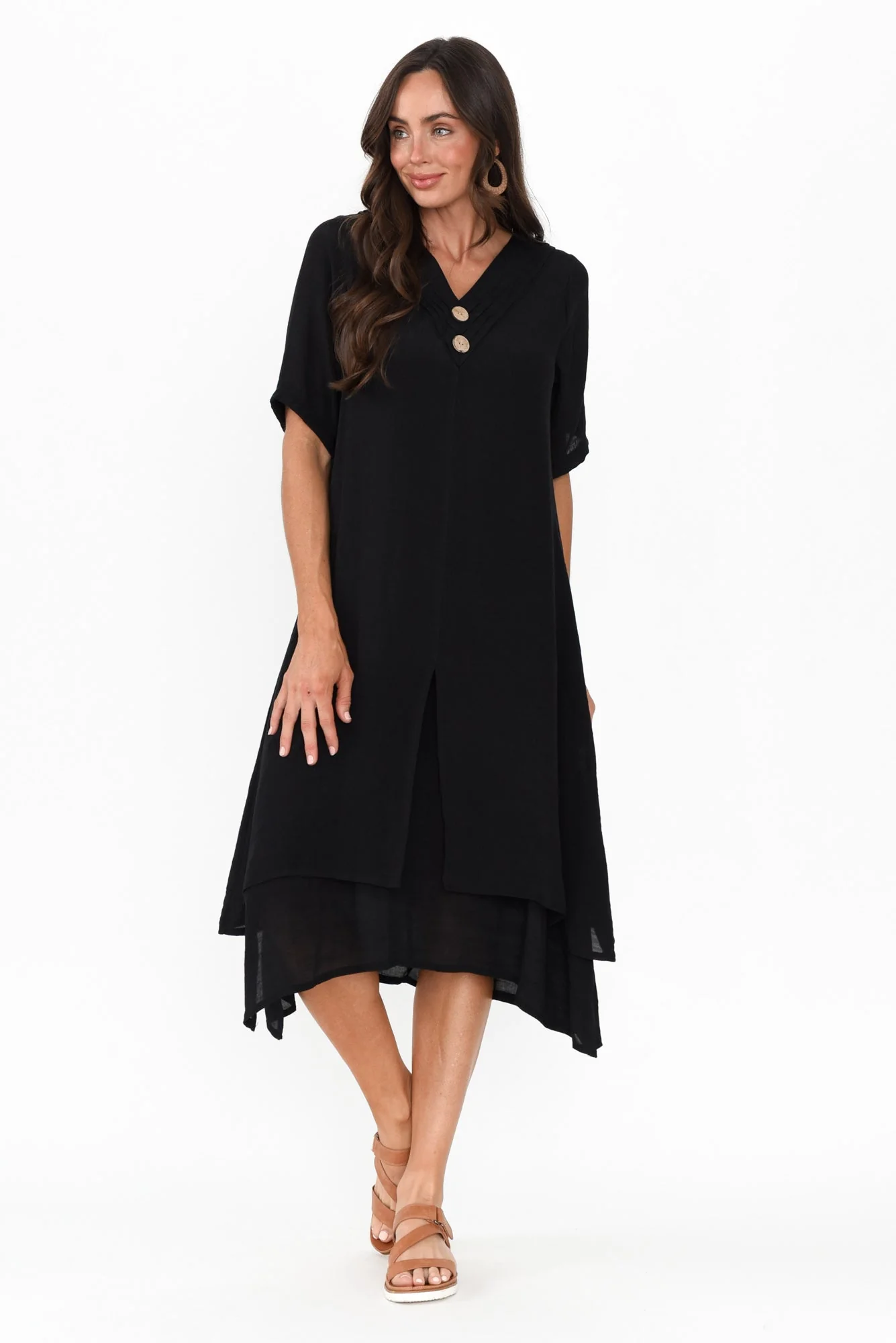 Nala Black Layers Dress - Image 7