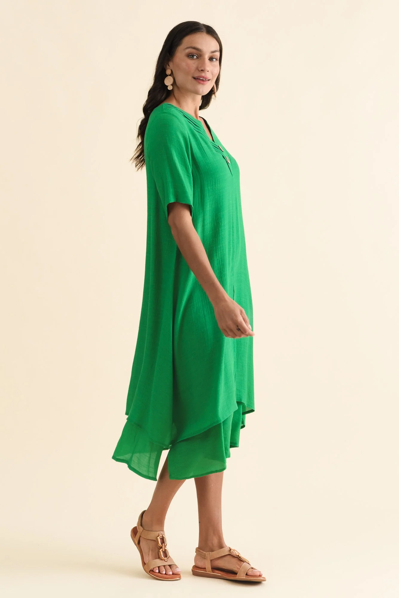 Nala Green Layers Dress - Image 3
