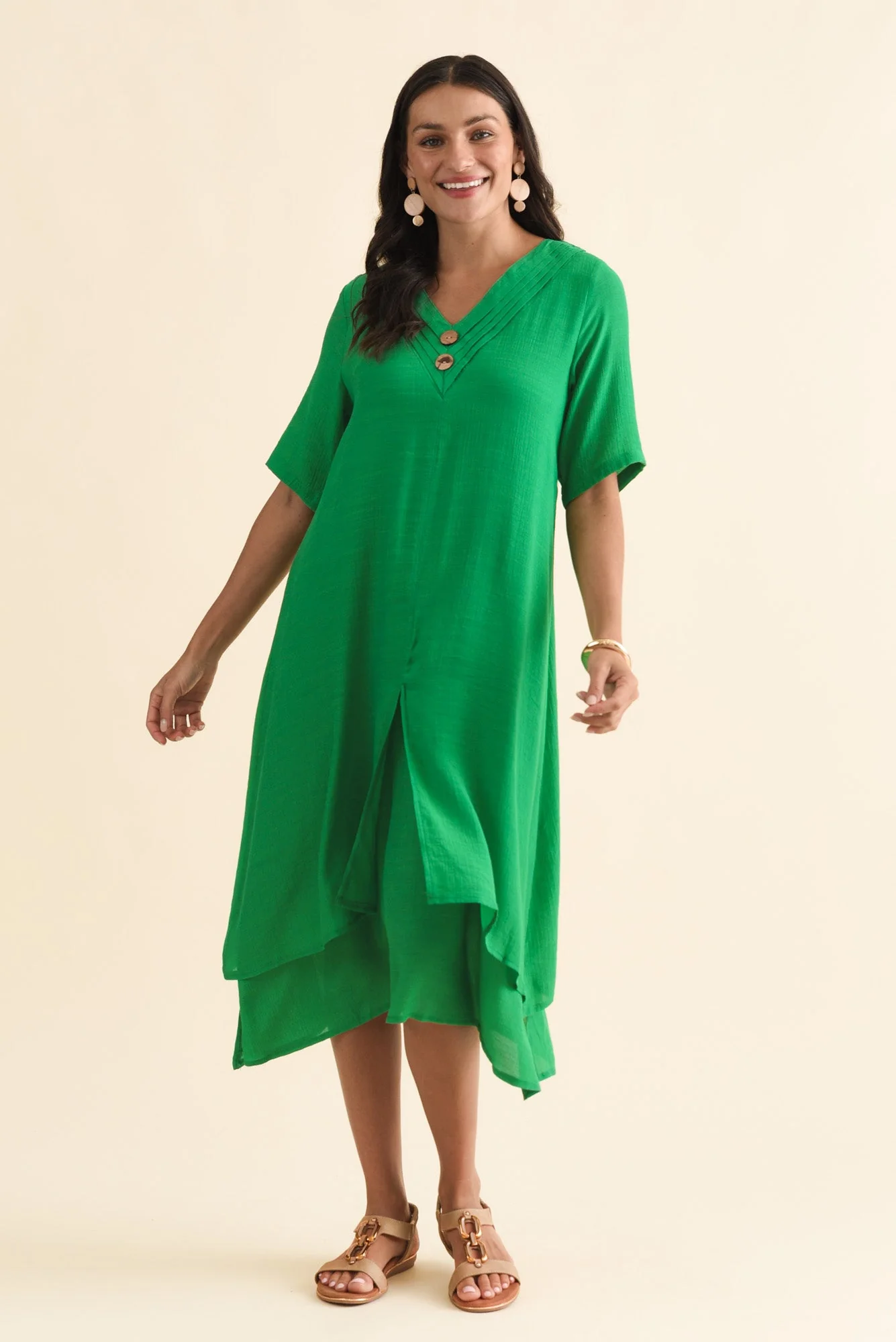Nala Green Layers Dress - Image 7