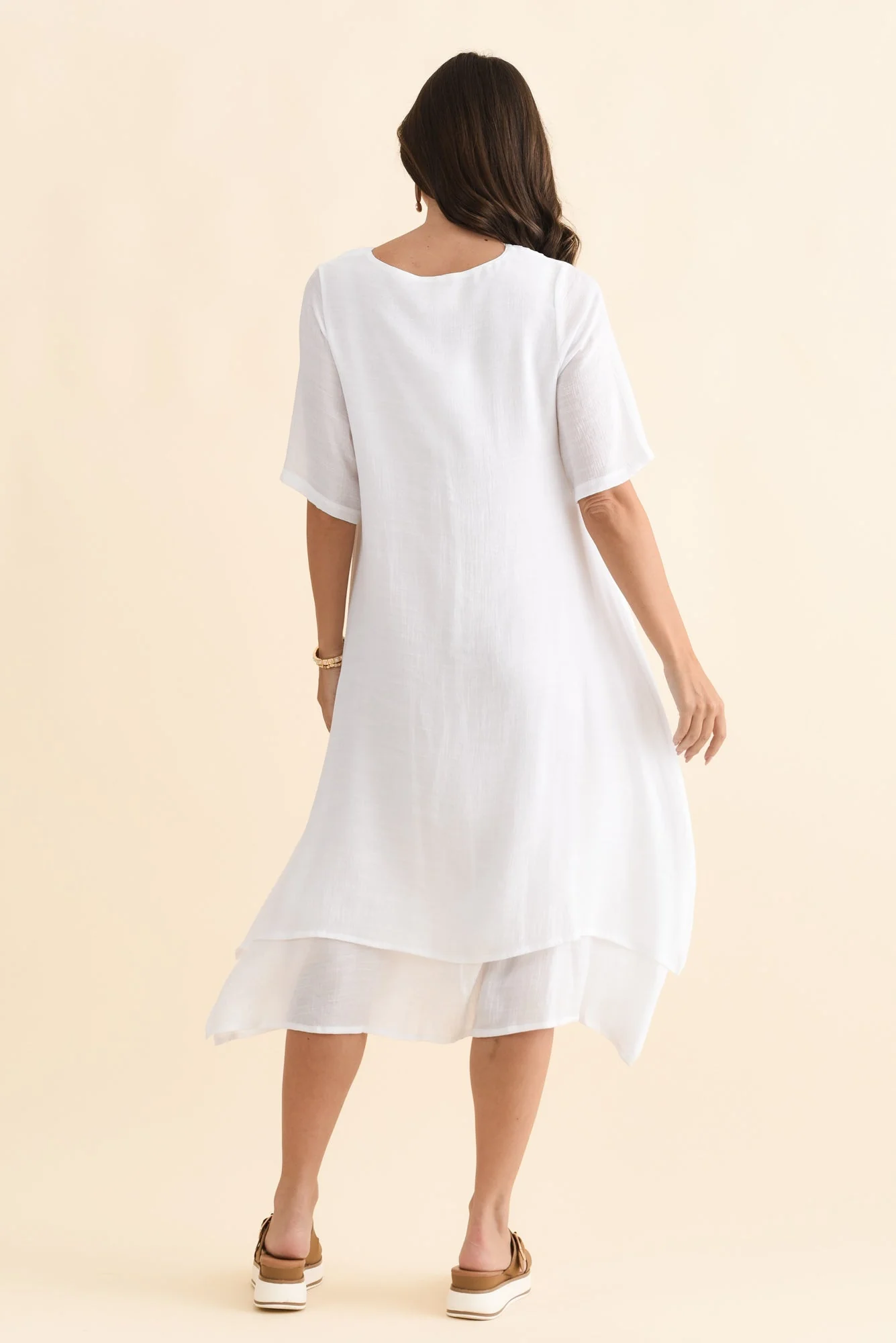 Nala White Layers Dress - Image 5
