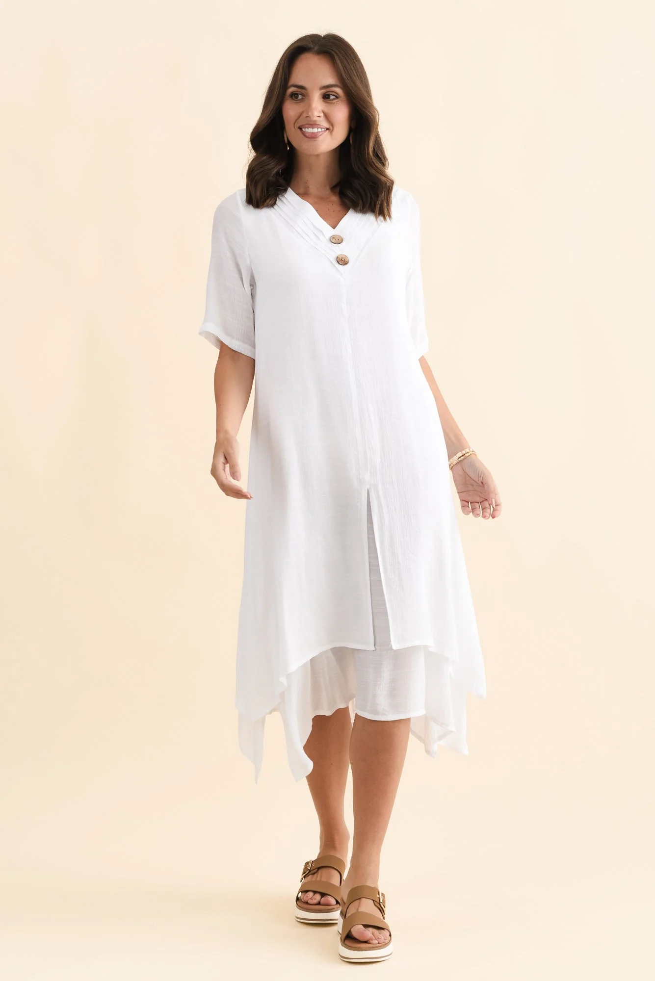 Nala White Layers Dress - Image 7