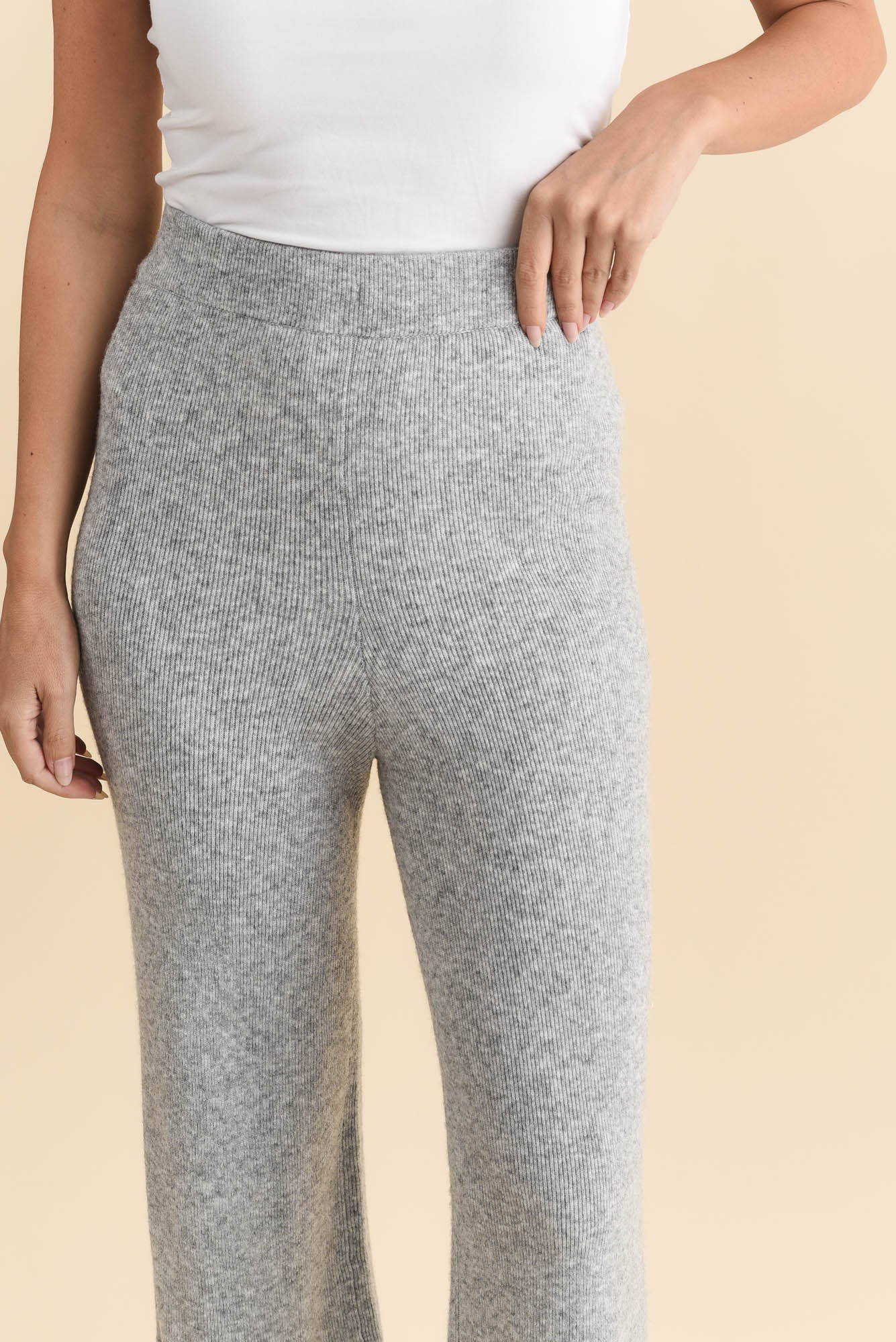 Nash Grey Knit Pants - Image 5