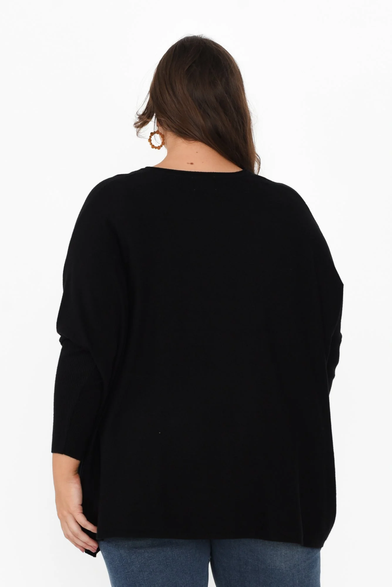 Nastia Black Wool Blend Sweater - Image 10