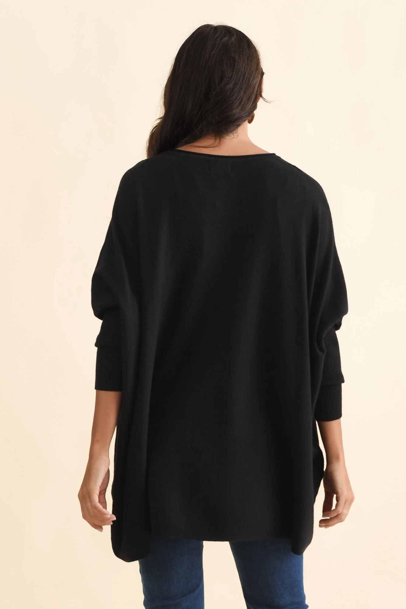 Nastia Black Wool Blend Sweater - Image 4