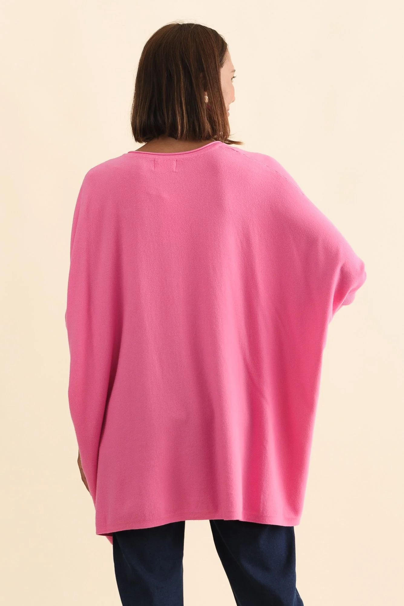 Nastia Hot Pink Wool Blend Sweater - Image 5