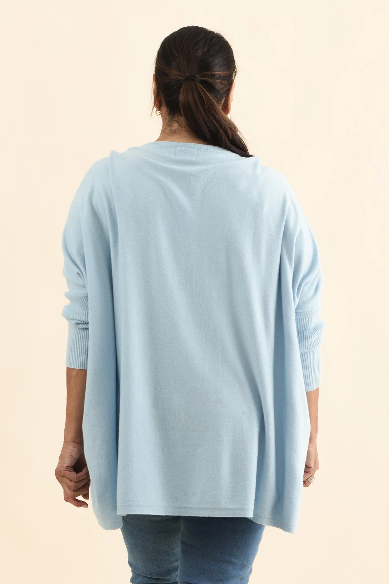 Nastia Light Blue Wool Blend Sweater - Image 11