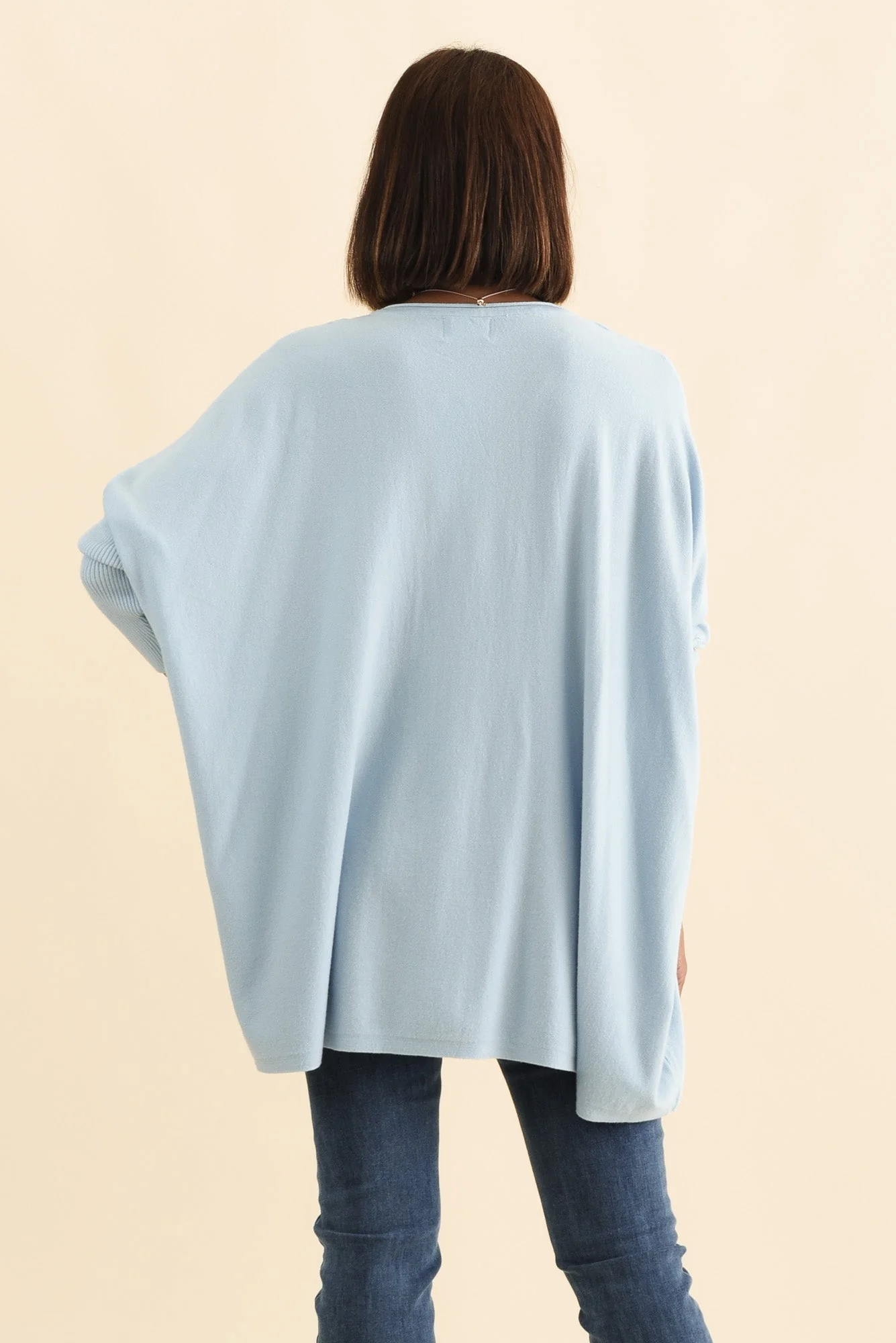 Nastia Light Blue Wool Blend Sweater - Image 5