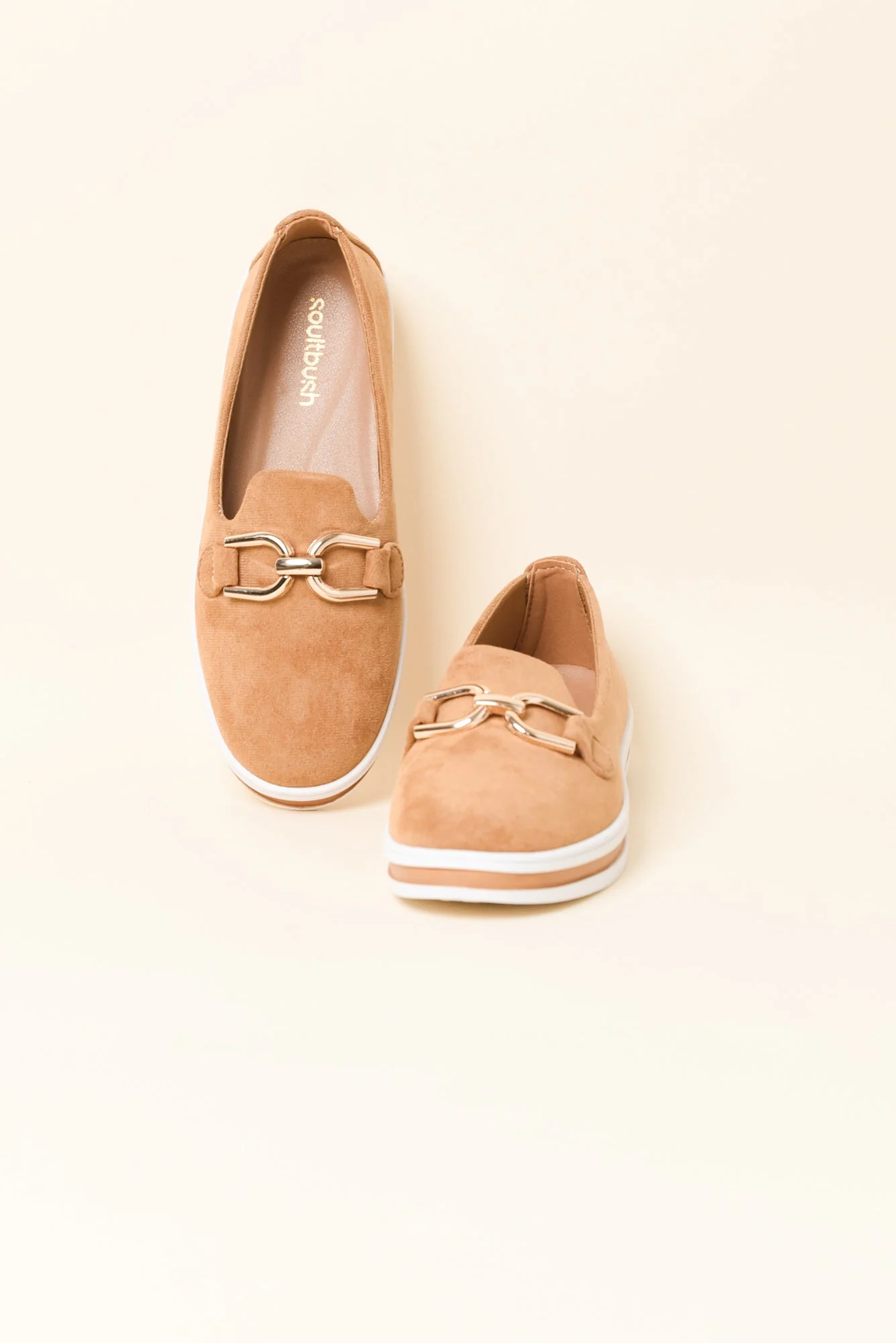 Nature Tan Platform Loafer - Image 3