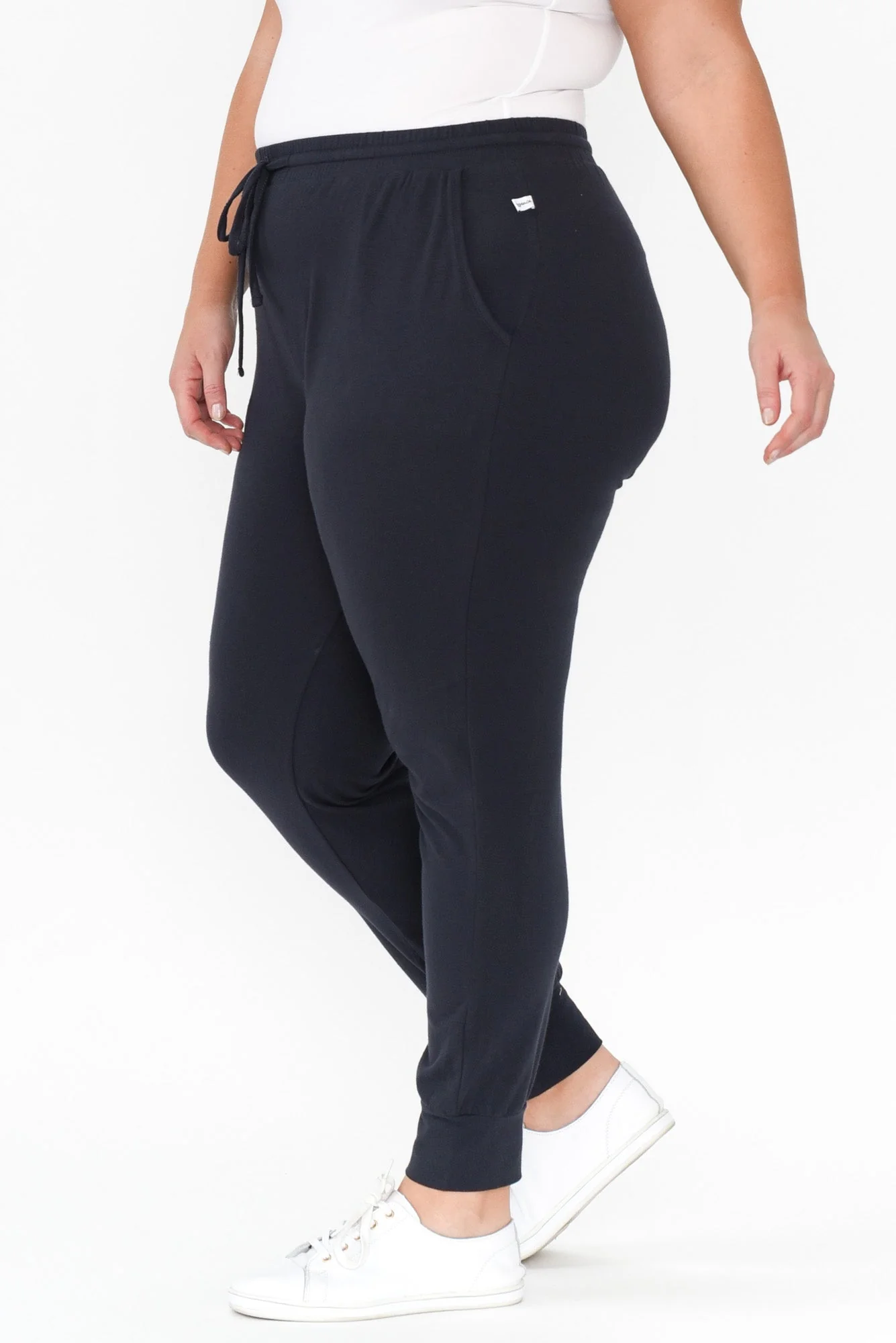 Navy Cotton Everyday Tie Sweatpants - Image 10
