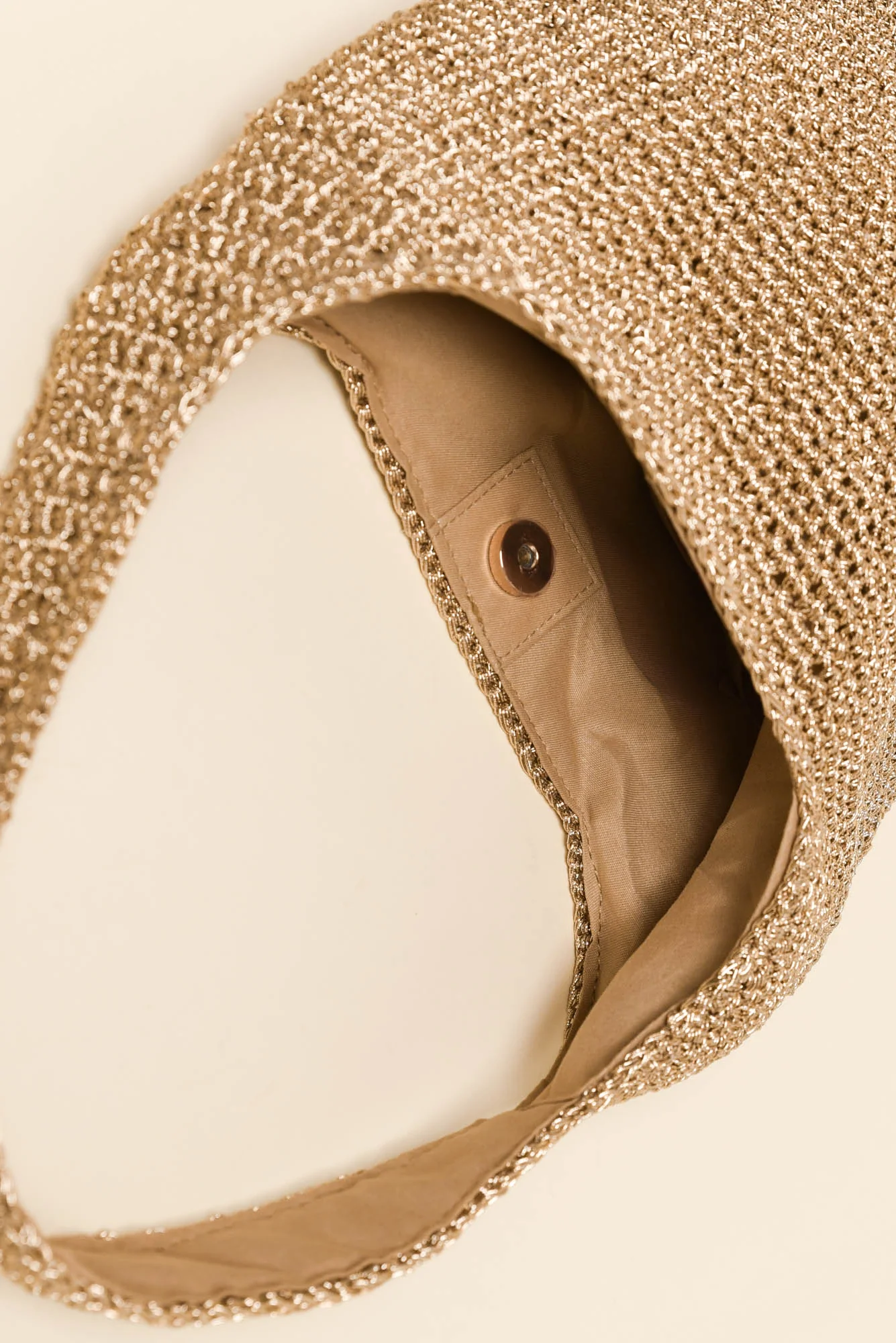 Nevada Gold Metallic Straw Shoulder Bag - Image 5
