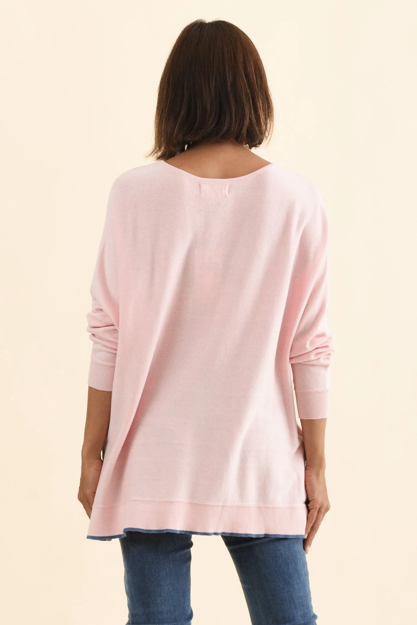Nick Blush Organic Cotton Knit Jumper - Image 4