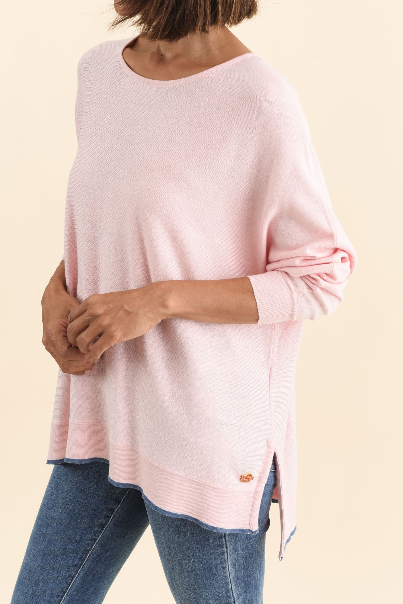 Nick Blush Organic Cotton Knit Jumper - Image 5