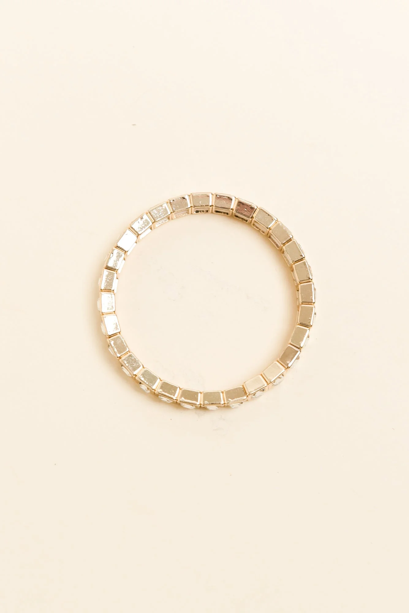 Nikita Gold Crystal Beaded Bracelet - Image 2